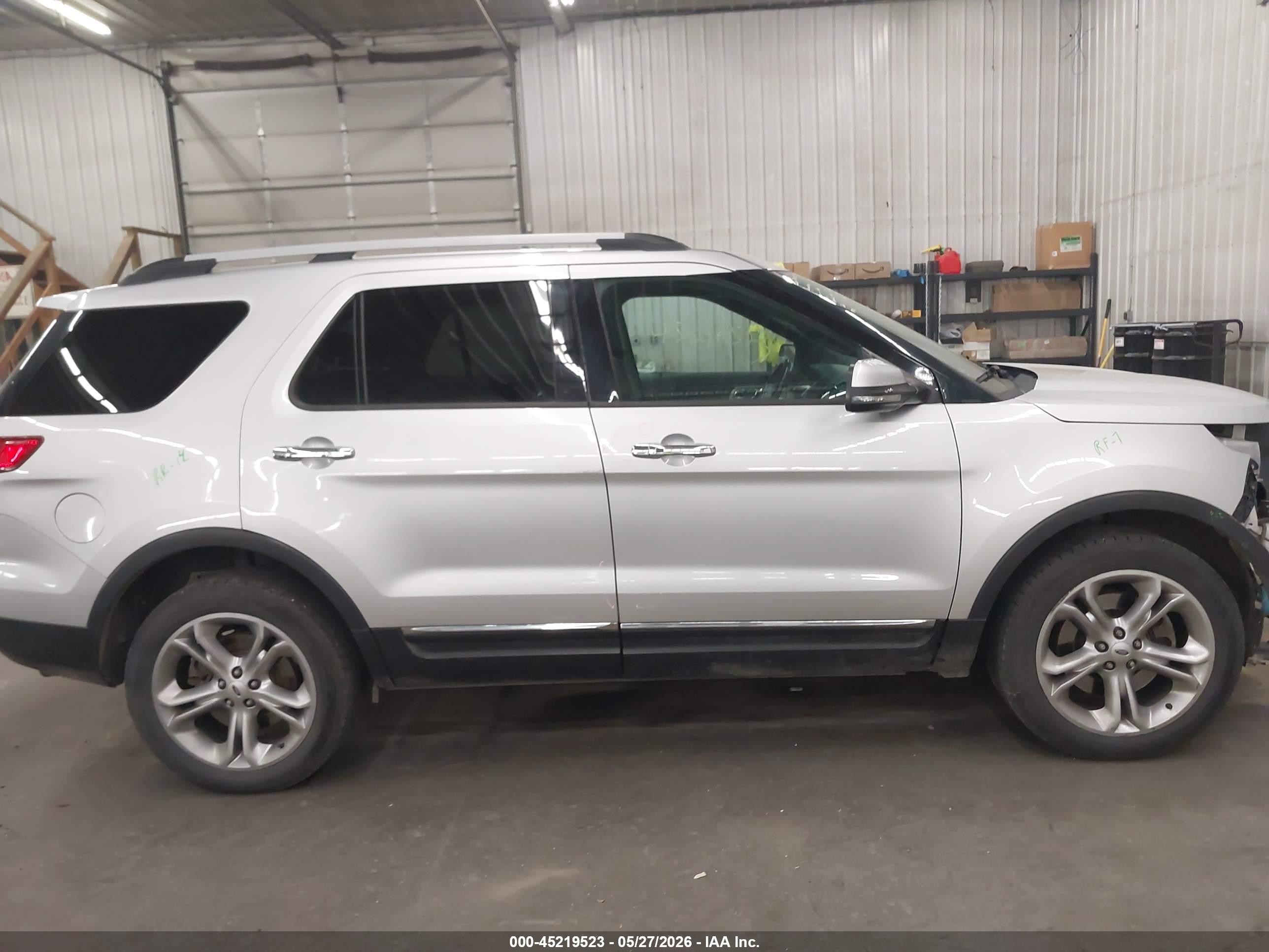 2014 Ford Explorer Limited Gray vin: 1FM5K8F81EGC49073