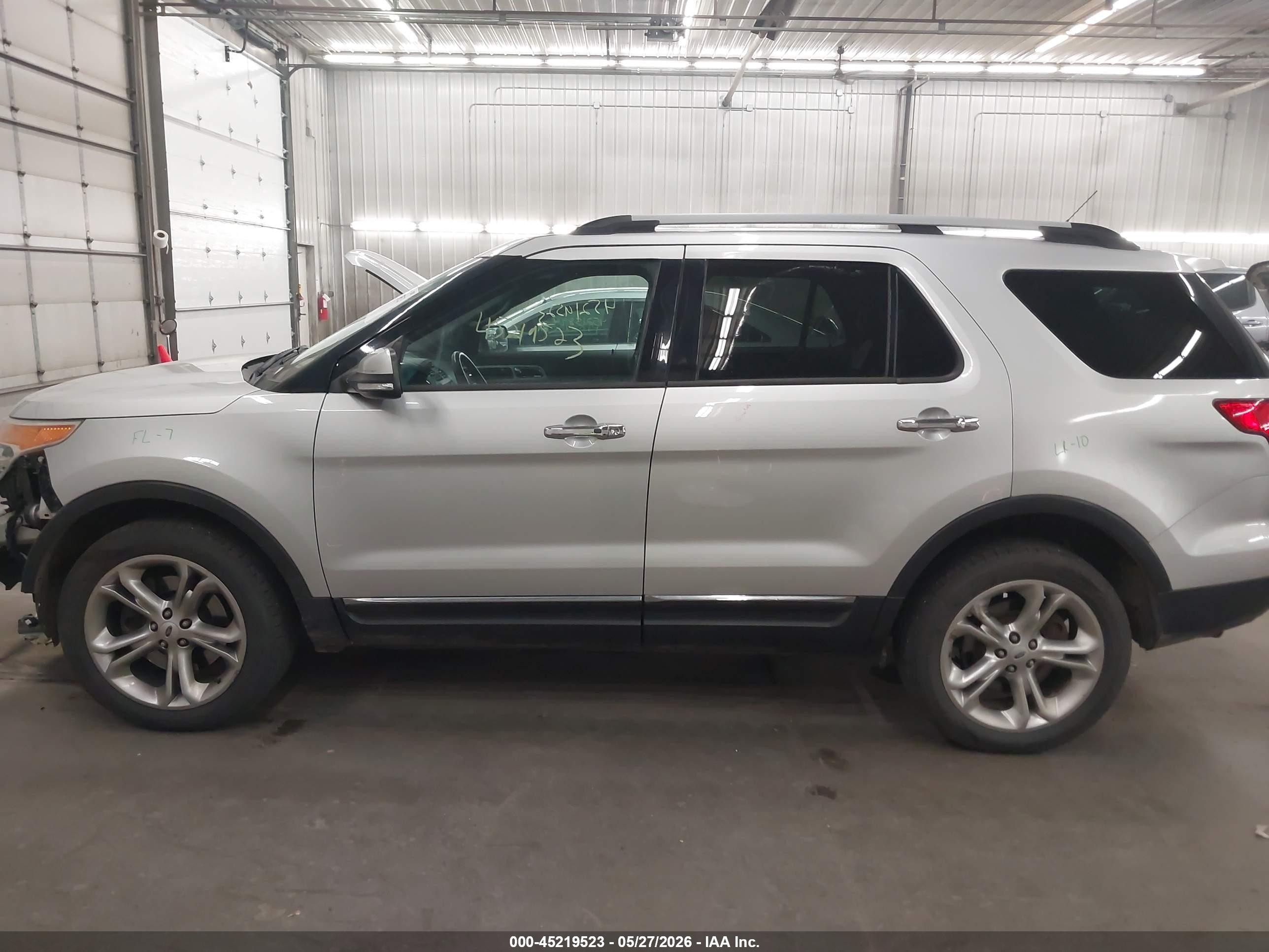 2014 Ford Explorer Limited Gray vin: 1FM5K8F81EGC49073