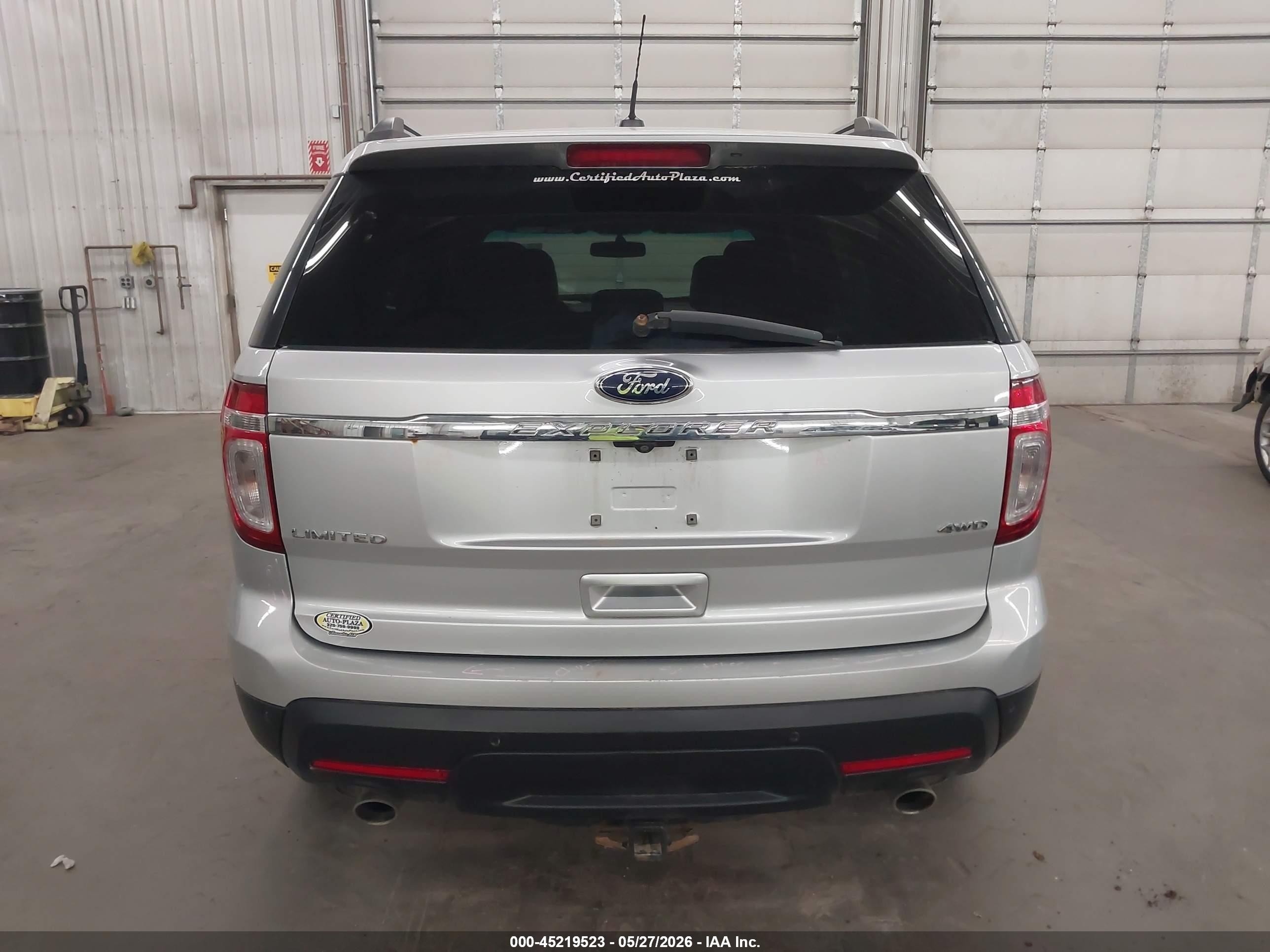 2014 Ford Explorer Limited Gray vin: 1FM5K8F81EGC49073
