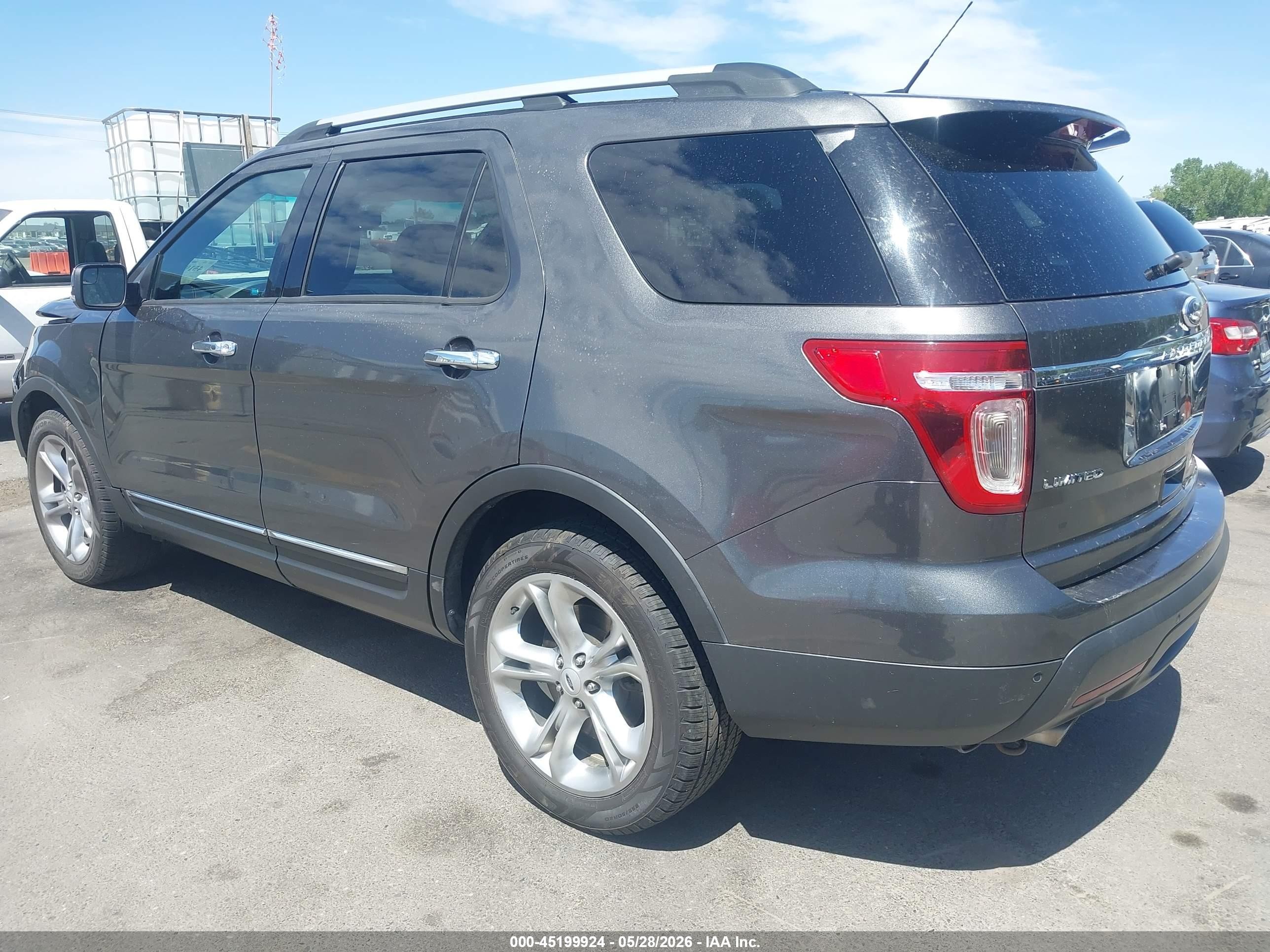 2015 Ford Explorer Limited Серый vin: 1FM5K8F81FGA15372