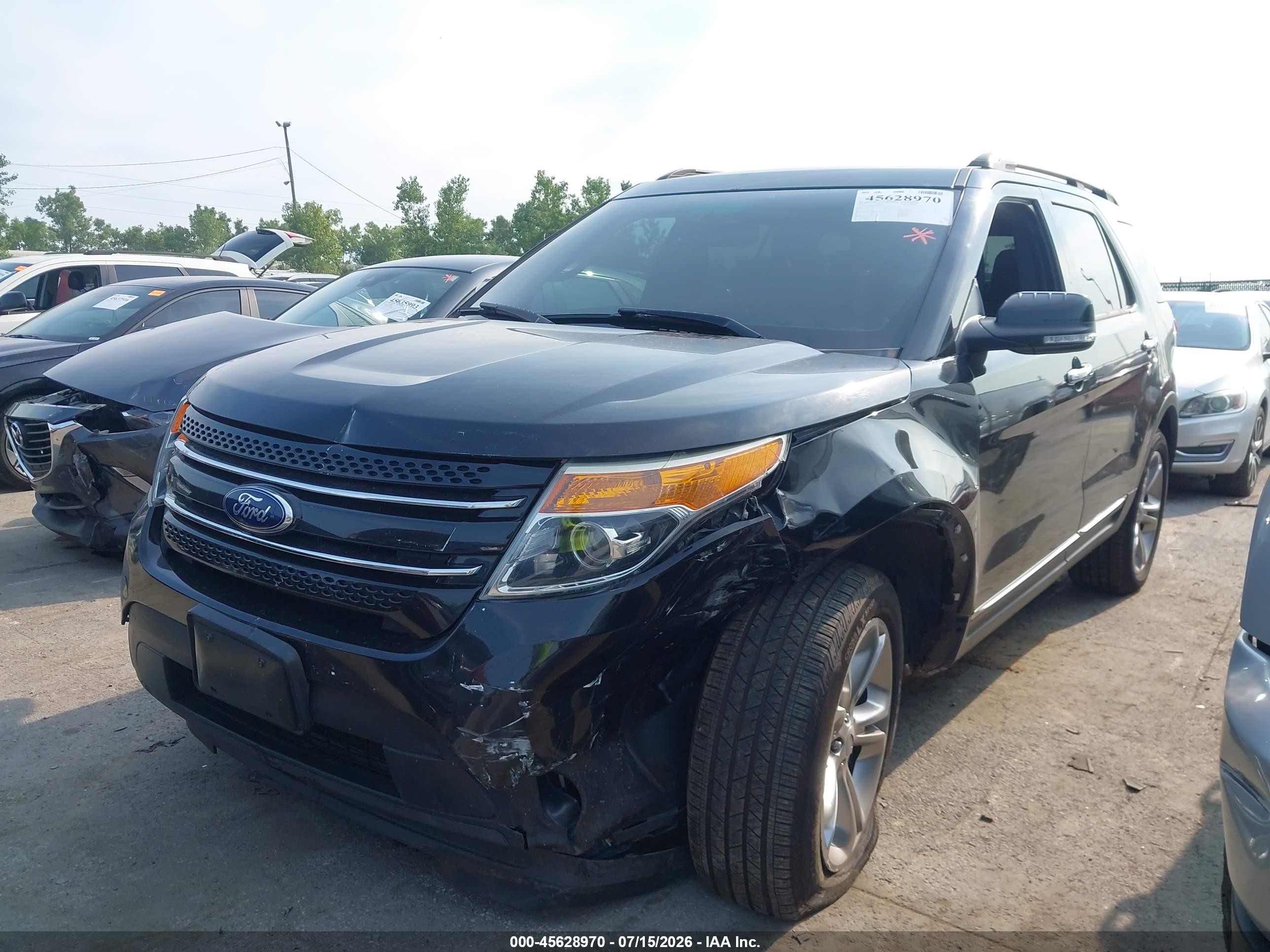 2015 Ford Explorer Limited Black vin: 1FM5K8F81FGA32575