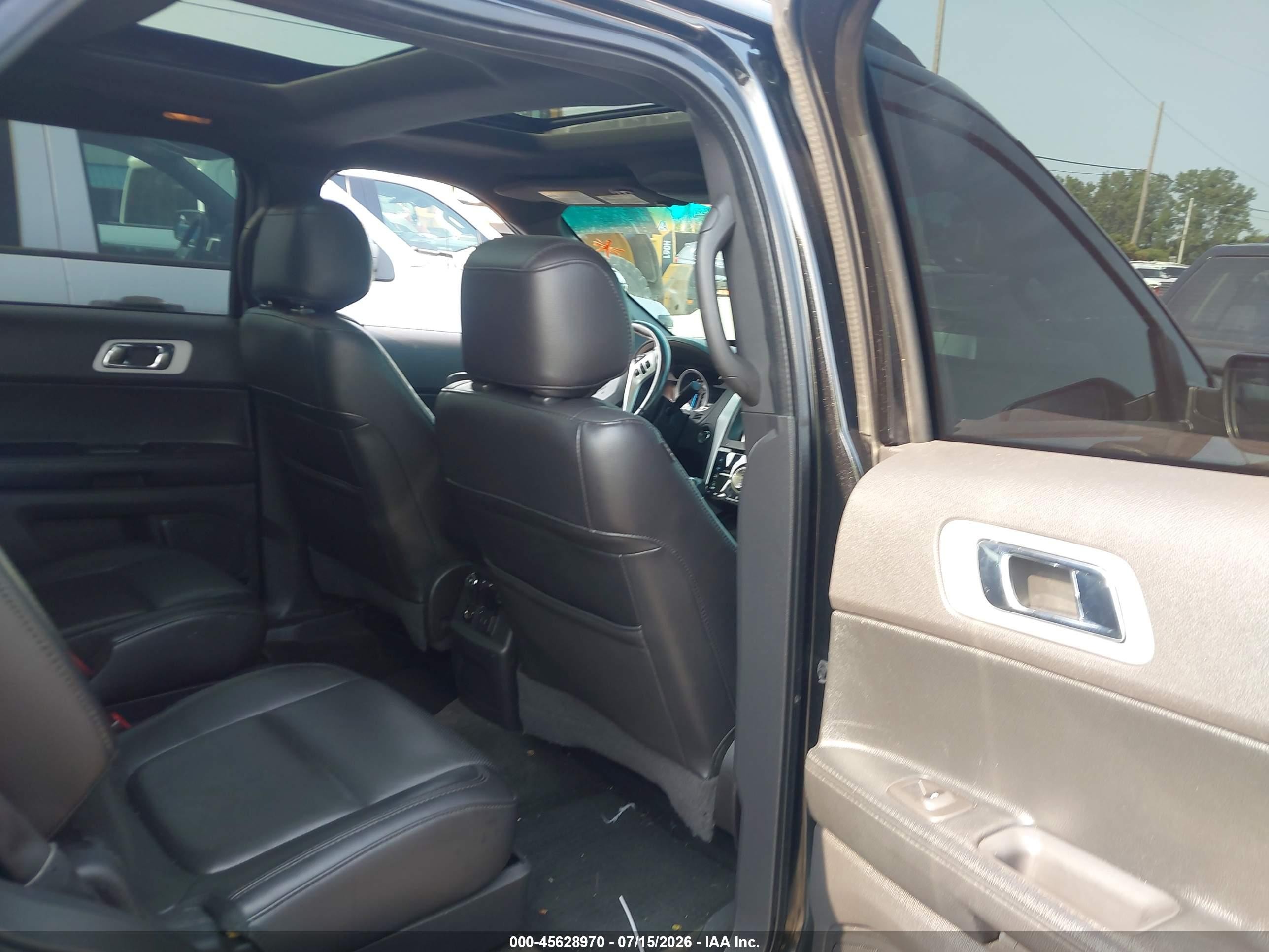 2015 Ford Explorer Limited Black vin: 1FM5K8F81FGA32575