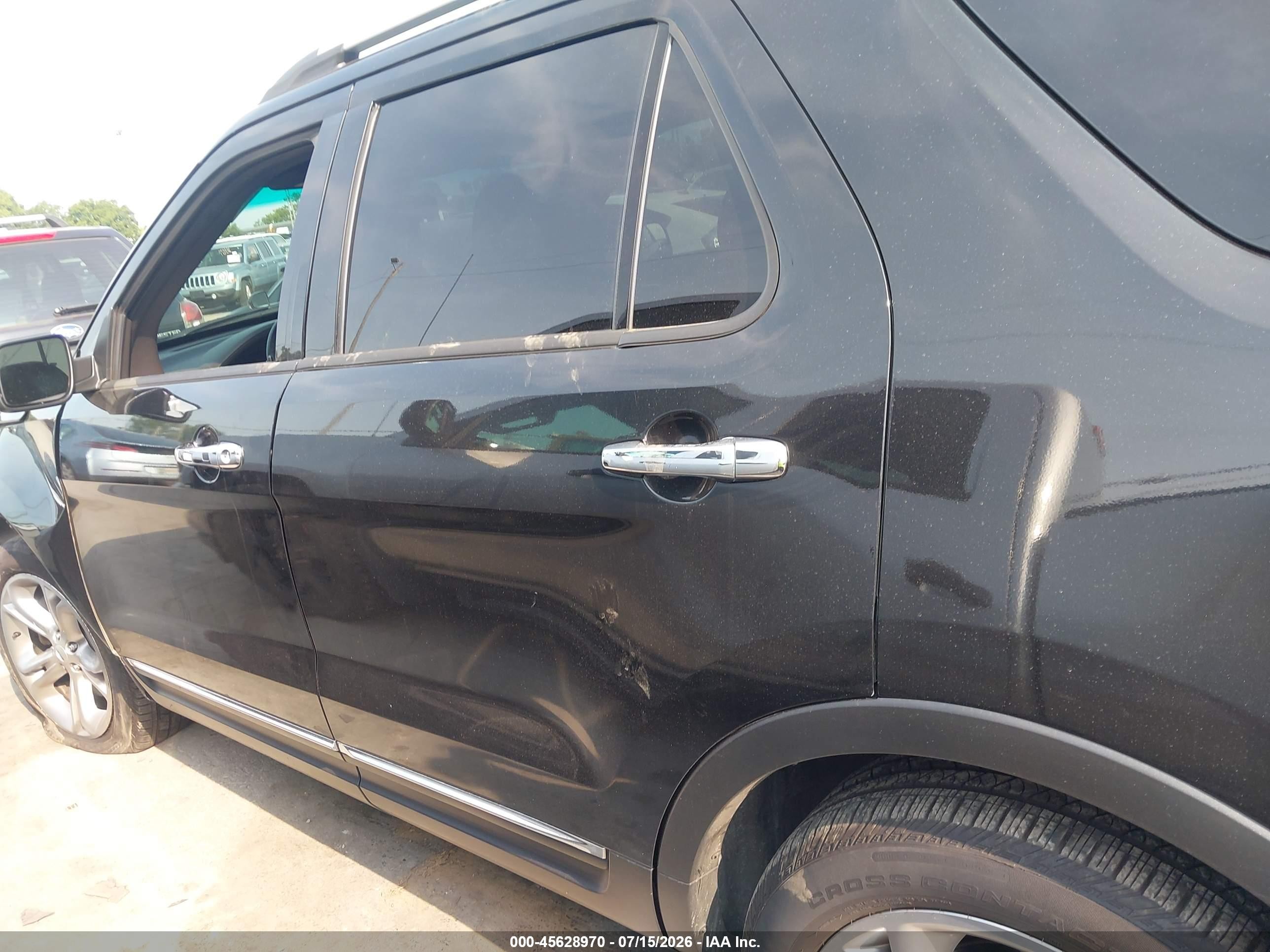 2015 Ford Explorer Limited Black vin: 1FM5K8F81FGA32575