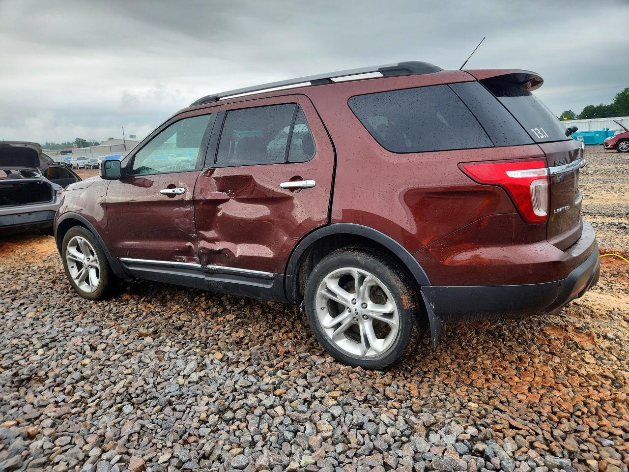 2015 Ford Explorer Limited Brown vin: 1FM5K8F81FGA54690