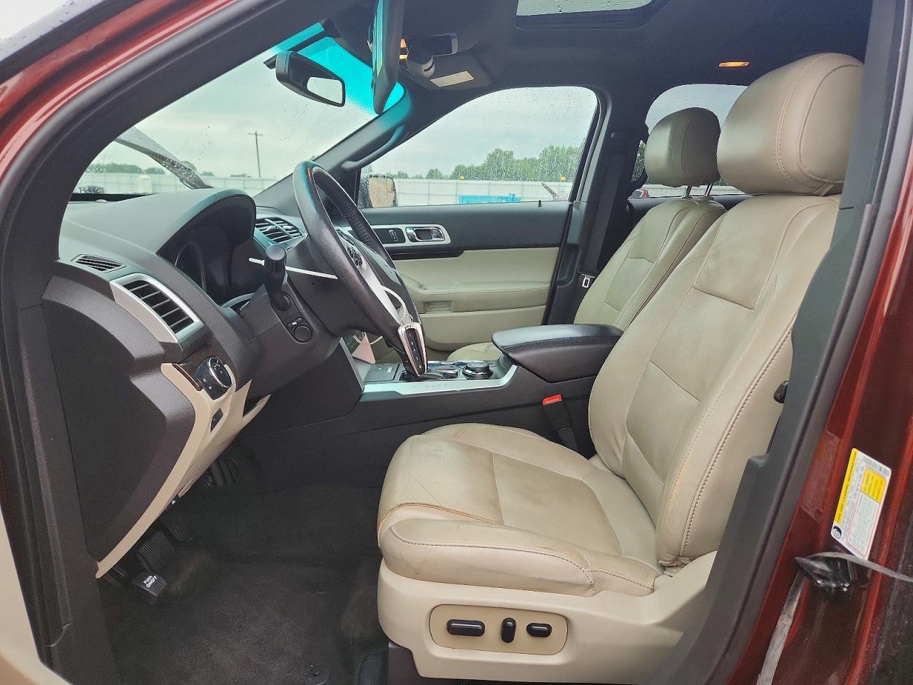 2015 Ford Explorer Limited Brown vin: 1FM5K8F81FGA54690