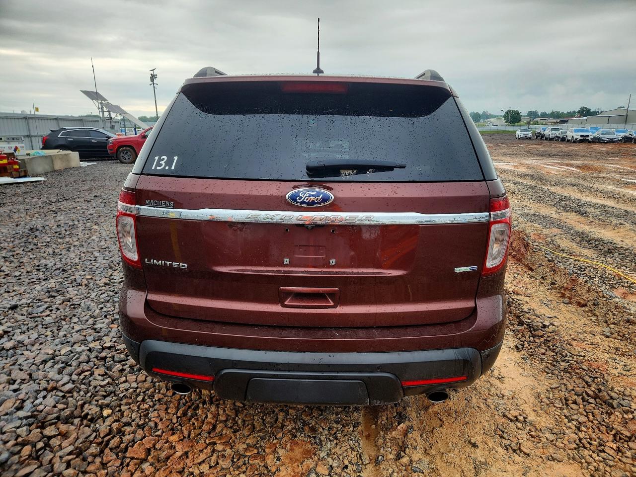 2015 Ford Explorer Limited Brown vin: 1FM5K8F81FGA54690