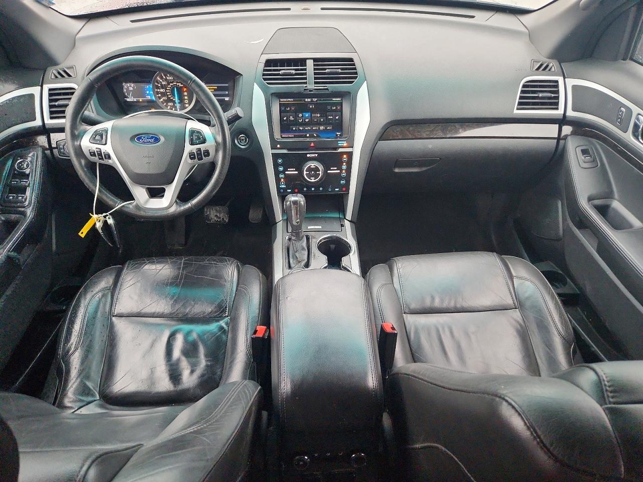 2015 Ford Explorer Limited Maroon vin: 1FM5K8F81FGA77953
