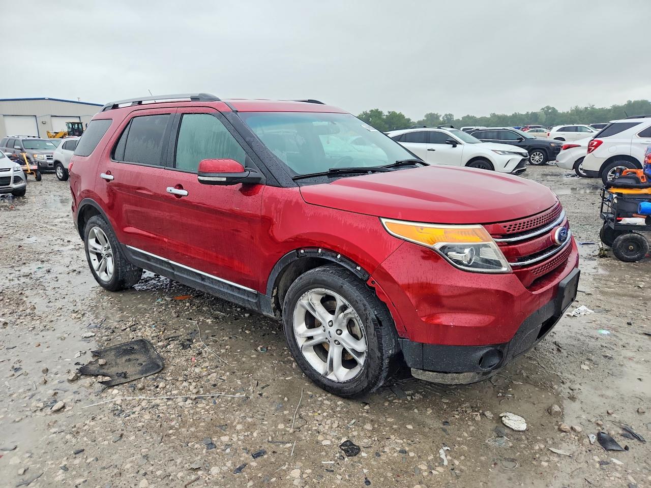 2015 Ford Explorer Limited Maroon vin: 1FM5K8F81FGA77953