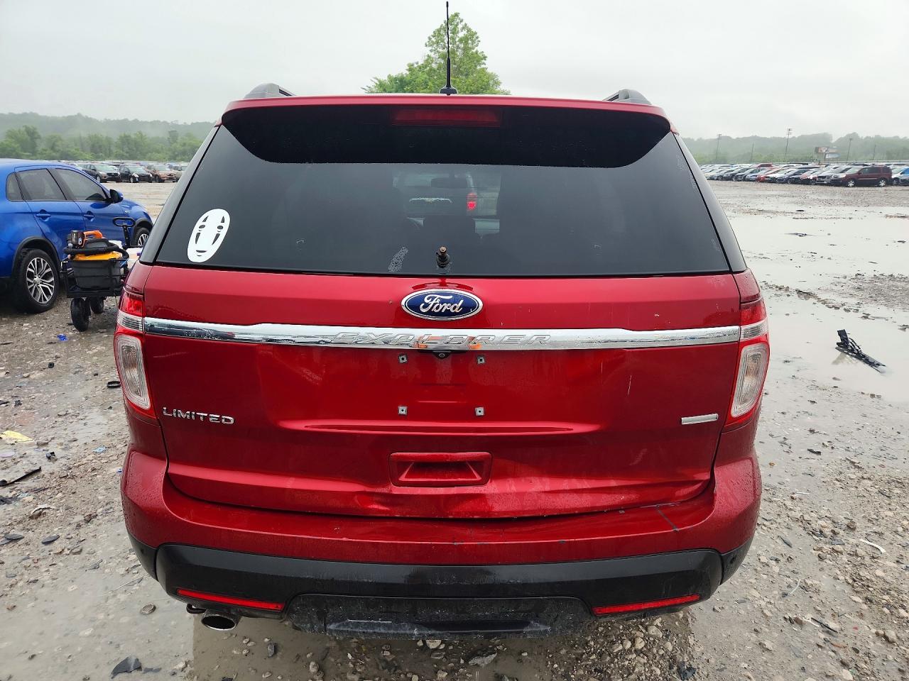 2015 Ford Explorer Limited Maroon vin: 1FM5K8F81FGA77953