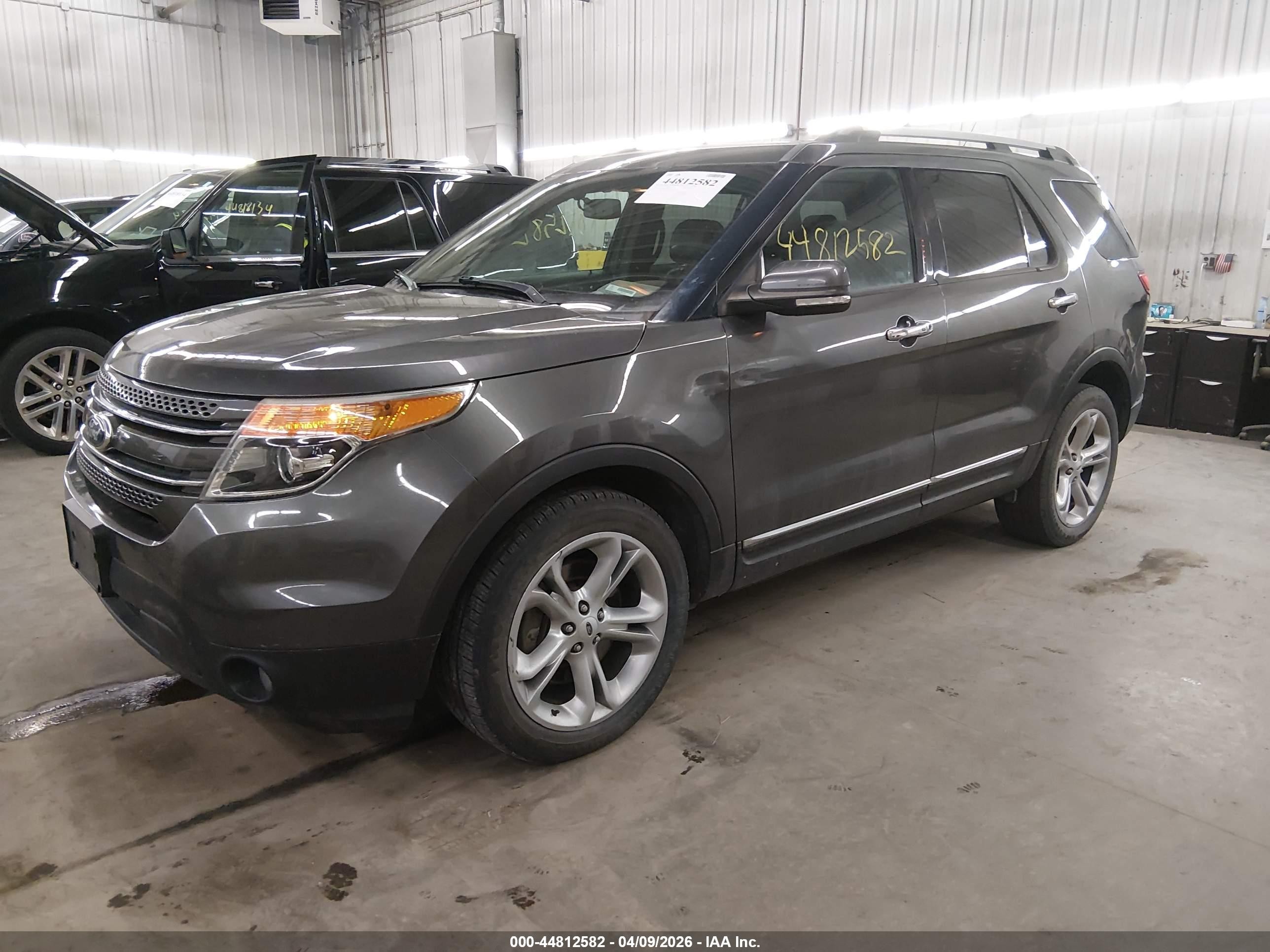2015 Ford Explorer Limited Gray vin: 1FM5K8F81FGC70068