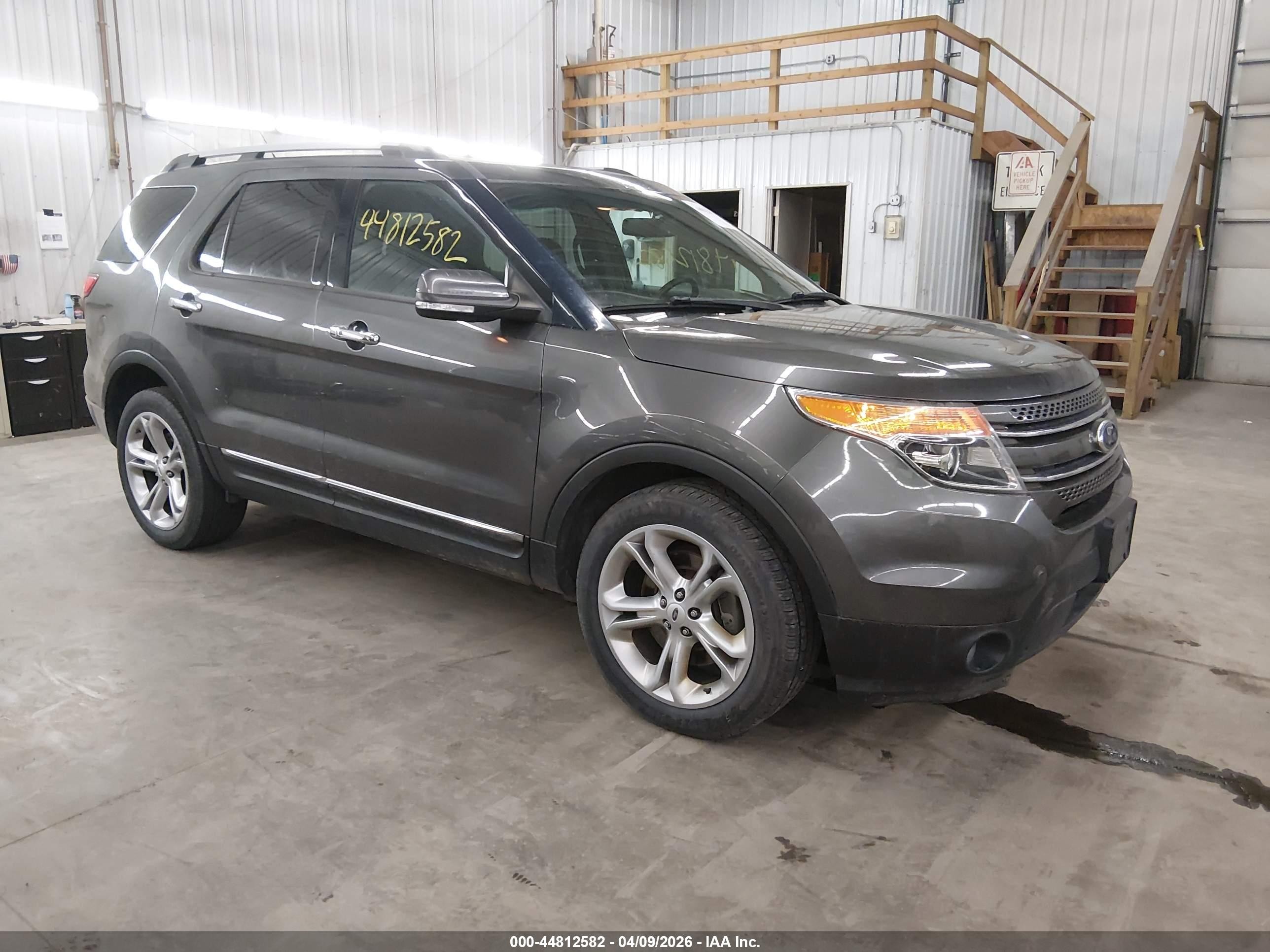 2015 Ford Explorer Limited Gray vin: 1FM5K8F81FGC70068