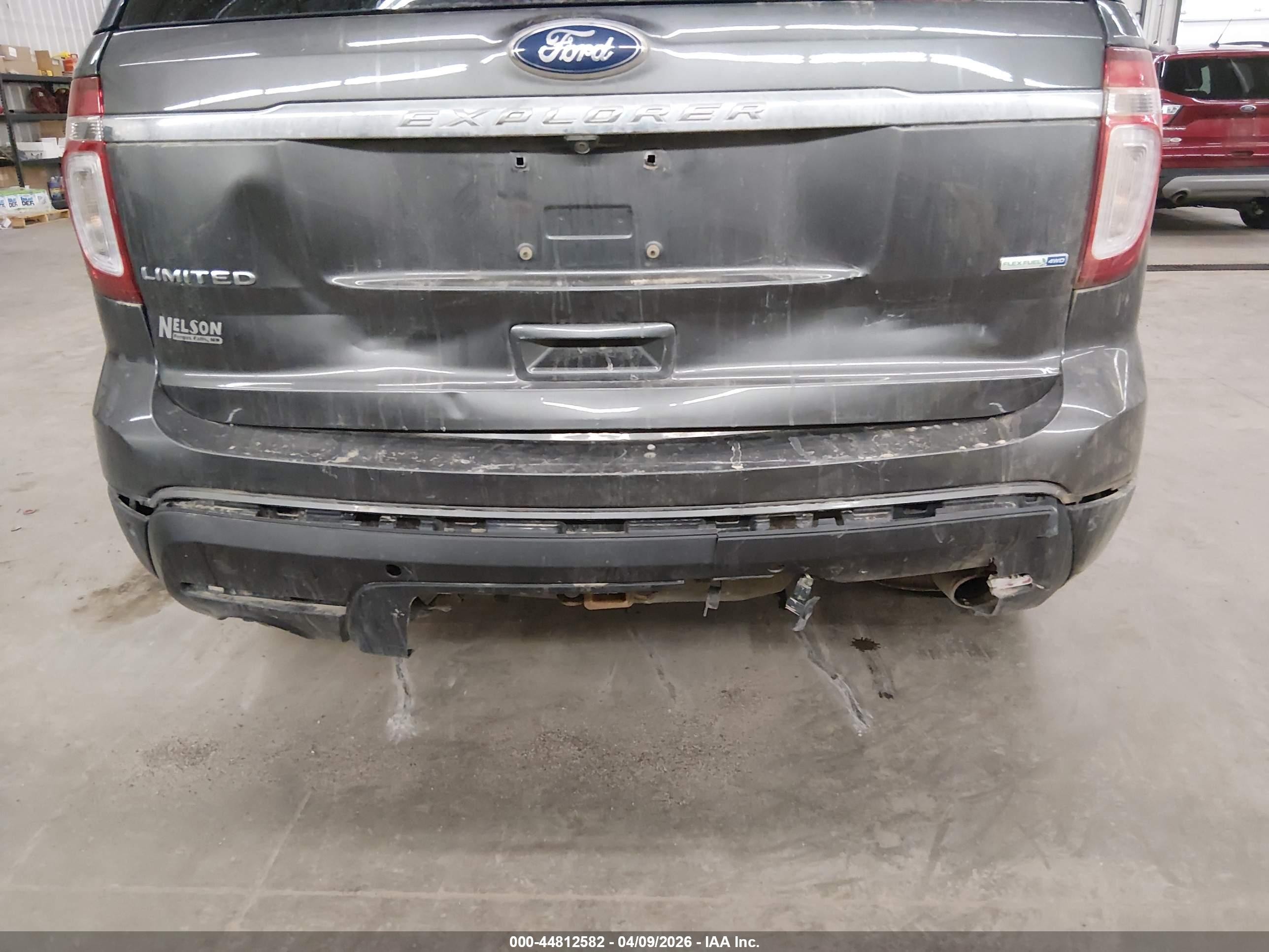 2015 Ford Explorer Limited Gray vin: 1FM5K8F81FGC70068