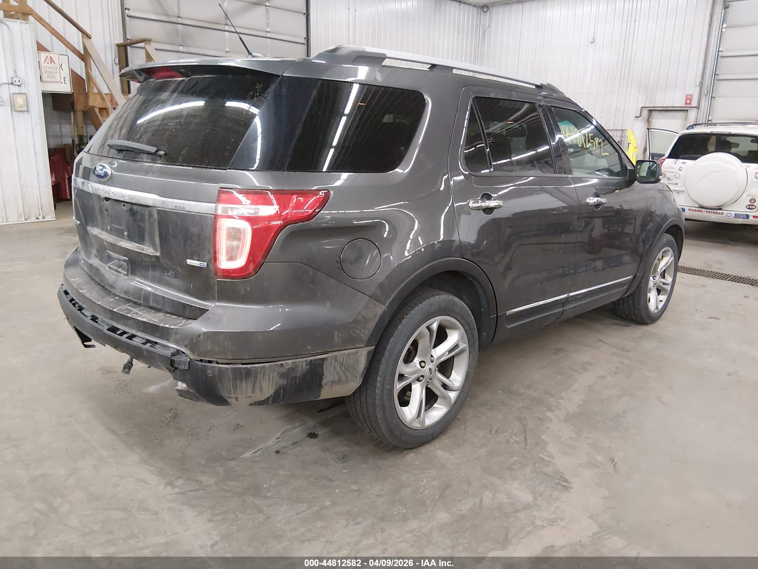 2015 Ford Explorer Limited Gray vin: 1FM5K8F81FGC70068