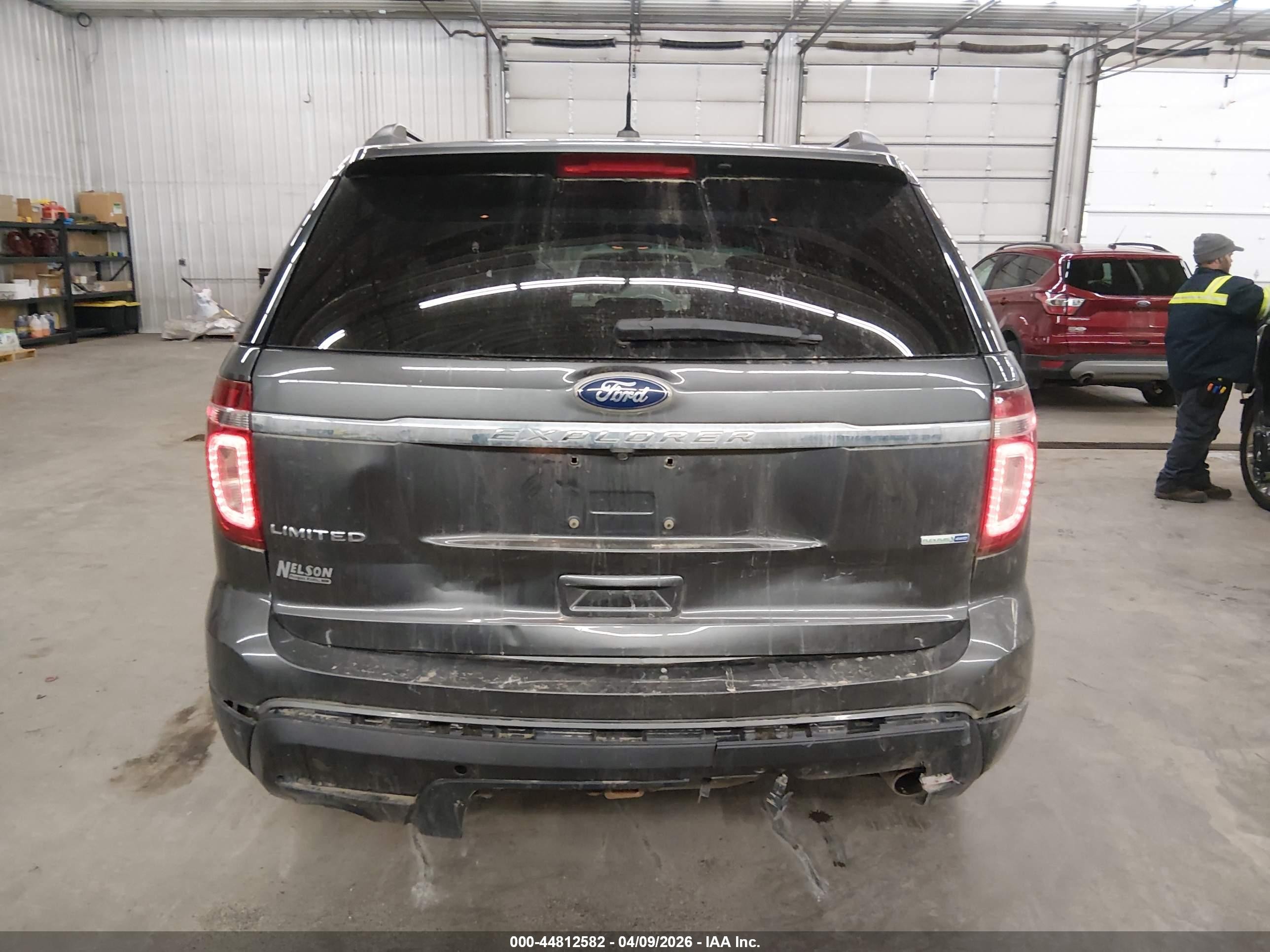 2015 Ford Explorer Limited Gray vin: 1FM5K8F81FGC70068