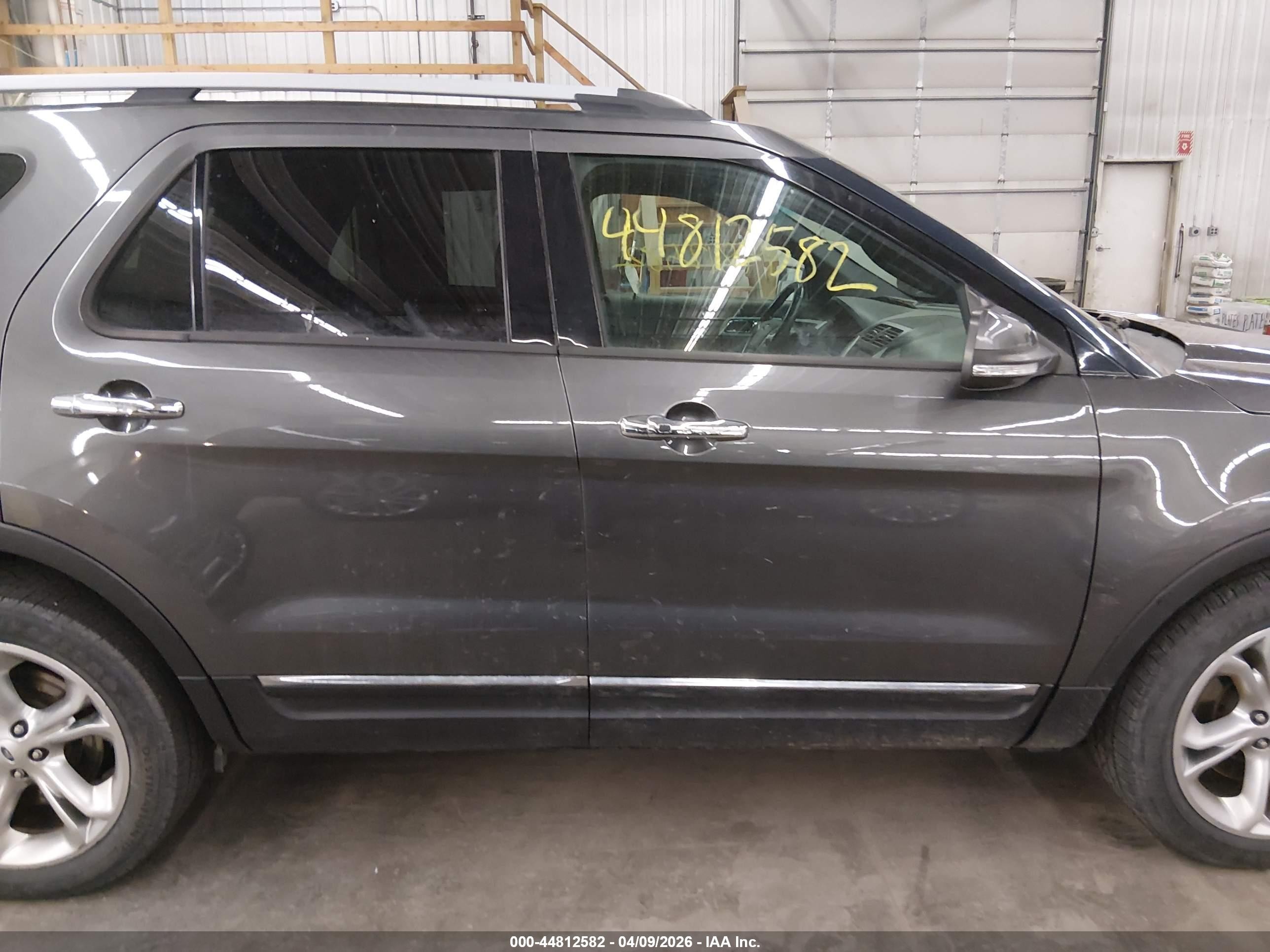 2015 Ford Explorer Limited Gray vin: 1FM5K8F81FGC70068