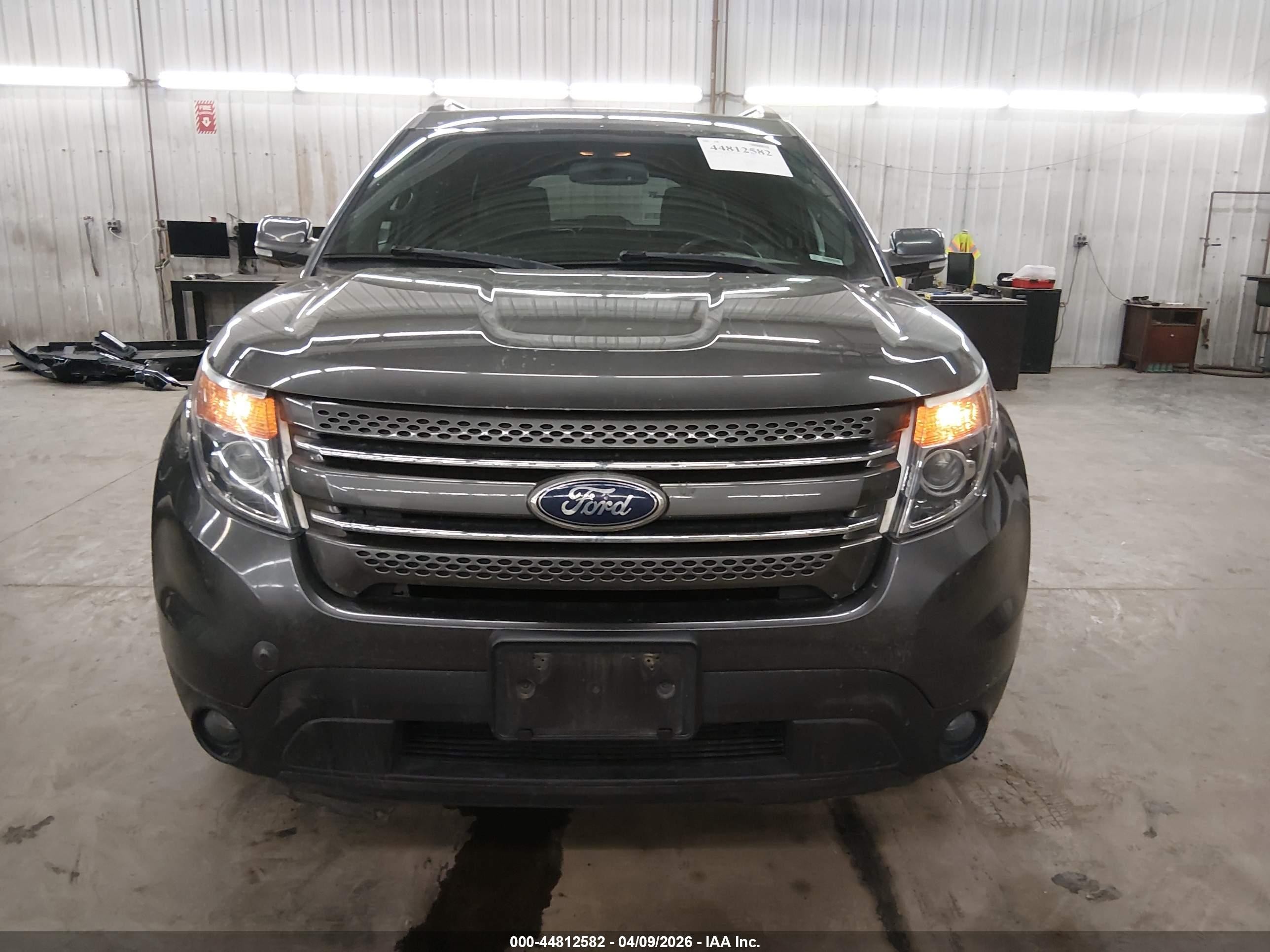 2015 Ford Explorer Limited Gray vin: 1FM5K8F81FGC70068