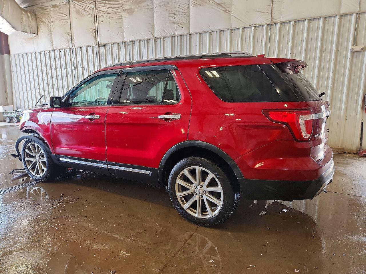 2017 Ford Explorer Limited Красный vin: 1FM5K8F81HGC68260