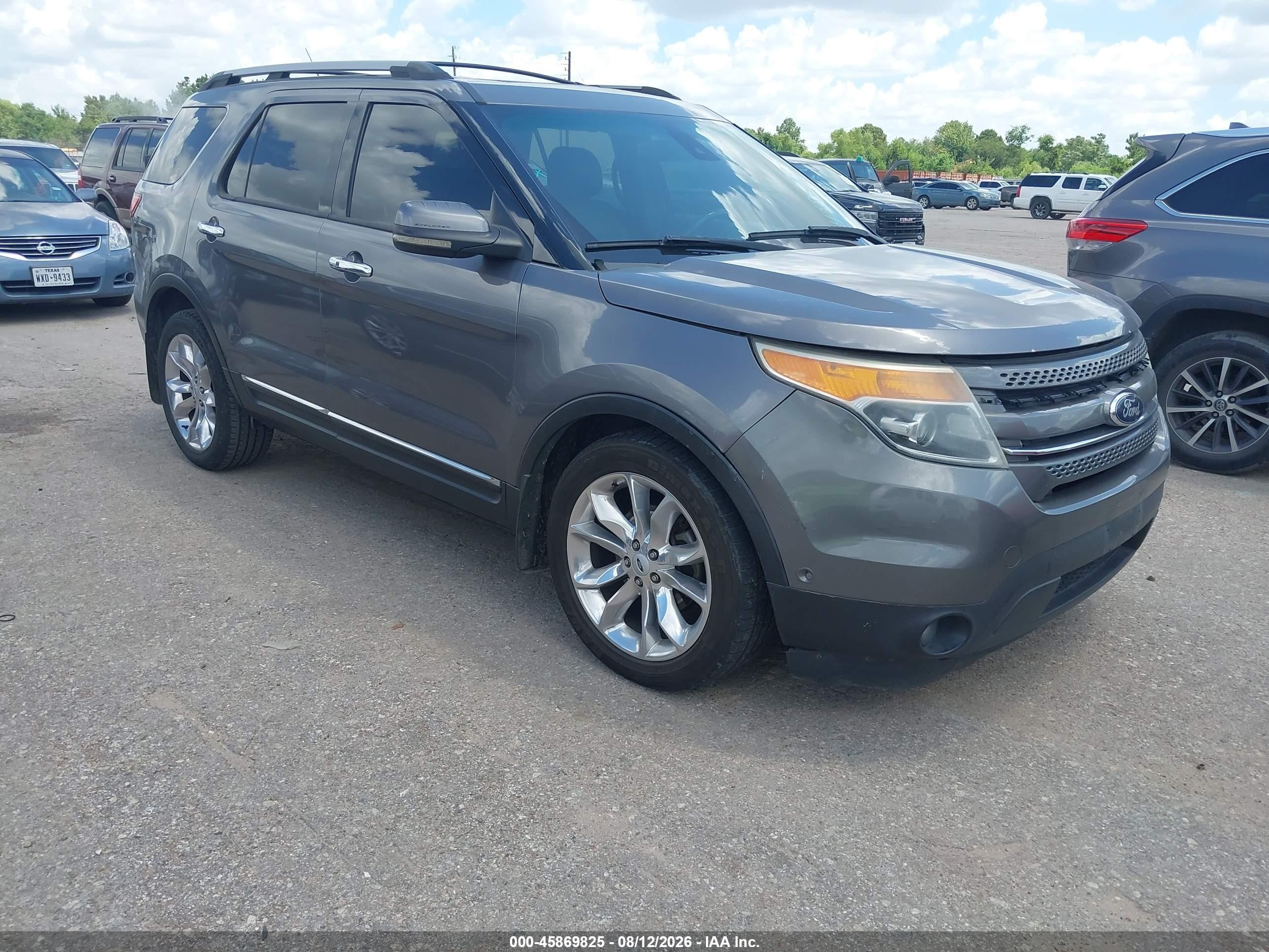 2013 Ford Explorer Limited Gray vin: 1FM5K8F82DGA17872