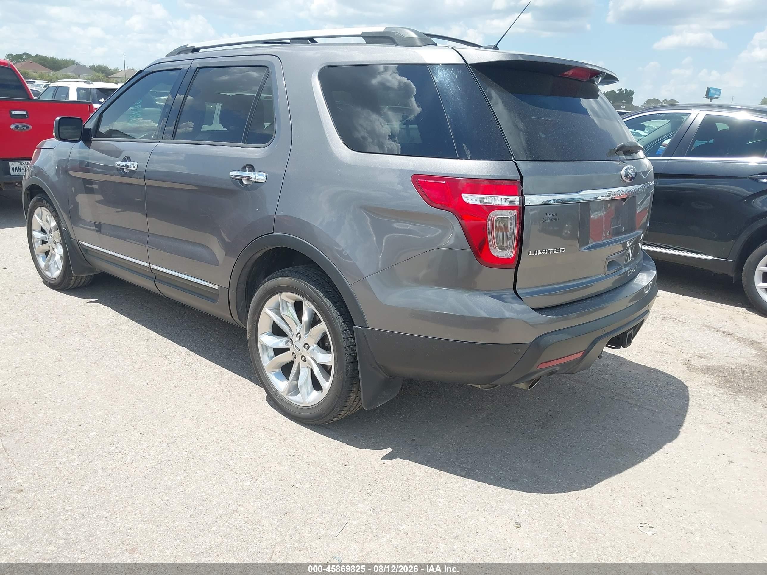 2013 Ford Explorer Limited Gray vin: 1FM5K8F82DGA17872