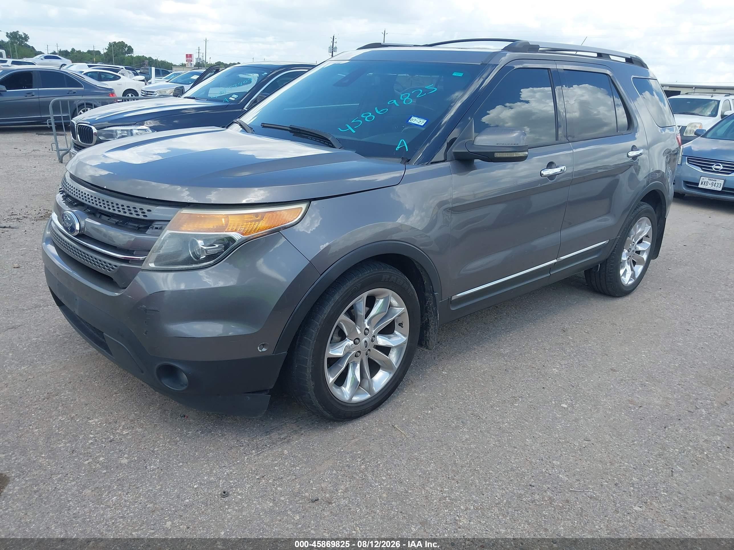 2013 Ford Explorer Limited Gray vin: 1FM5K8F82DGA17872