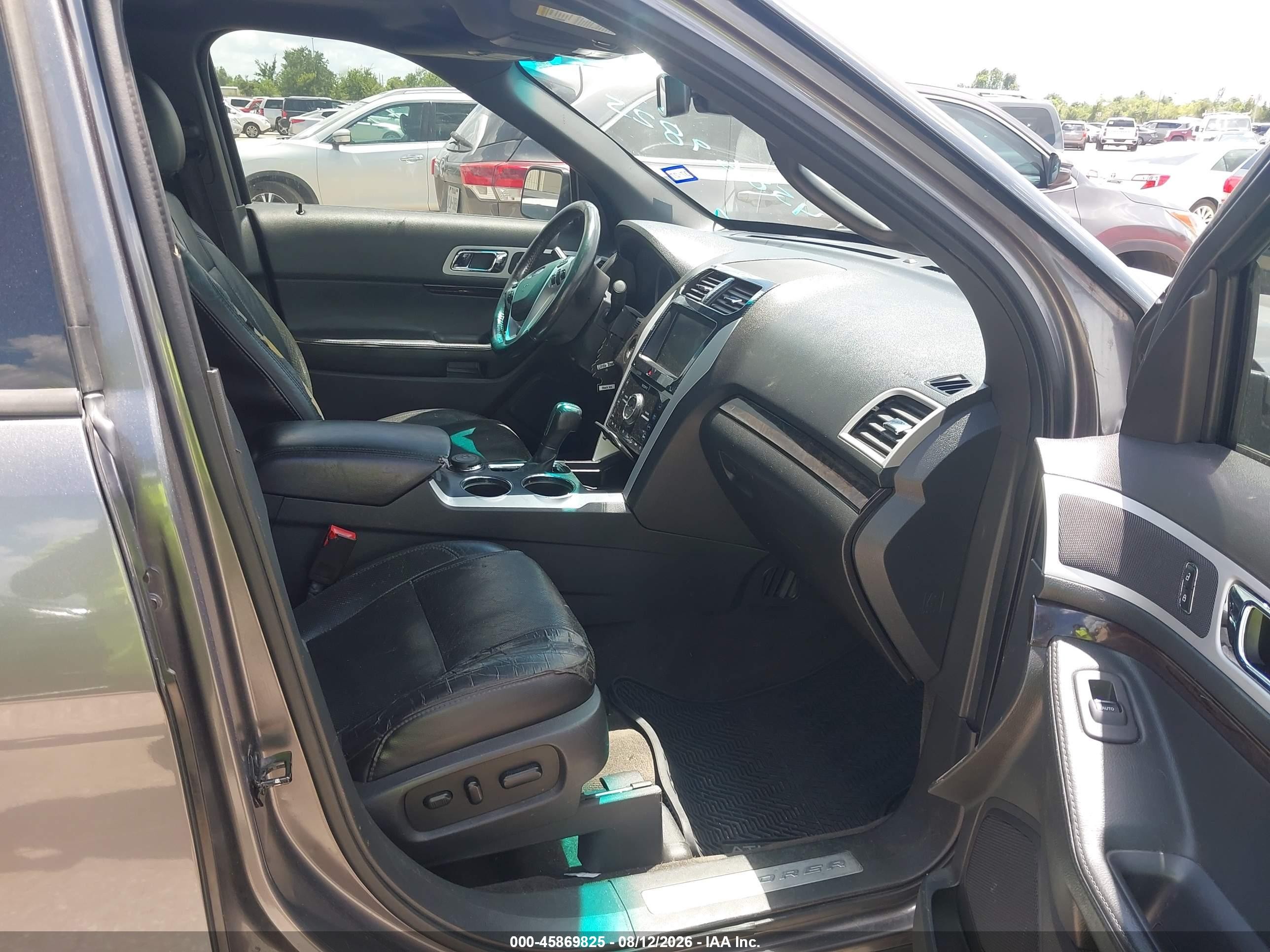 2013 Ford Explorer Limited Gray vin: 1FM5K8F82DGA17872