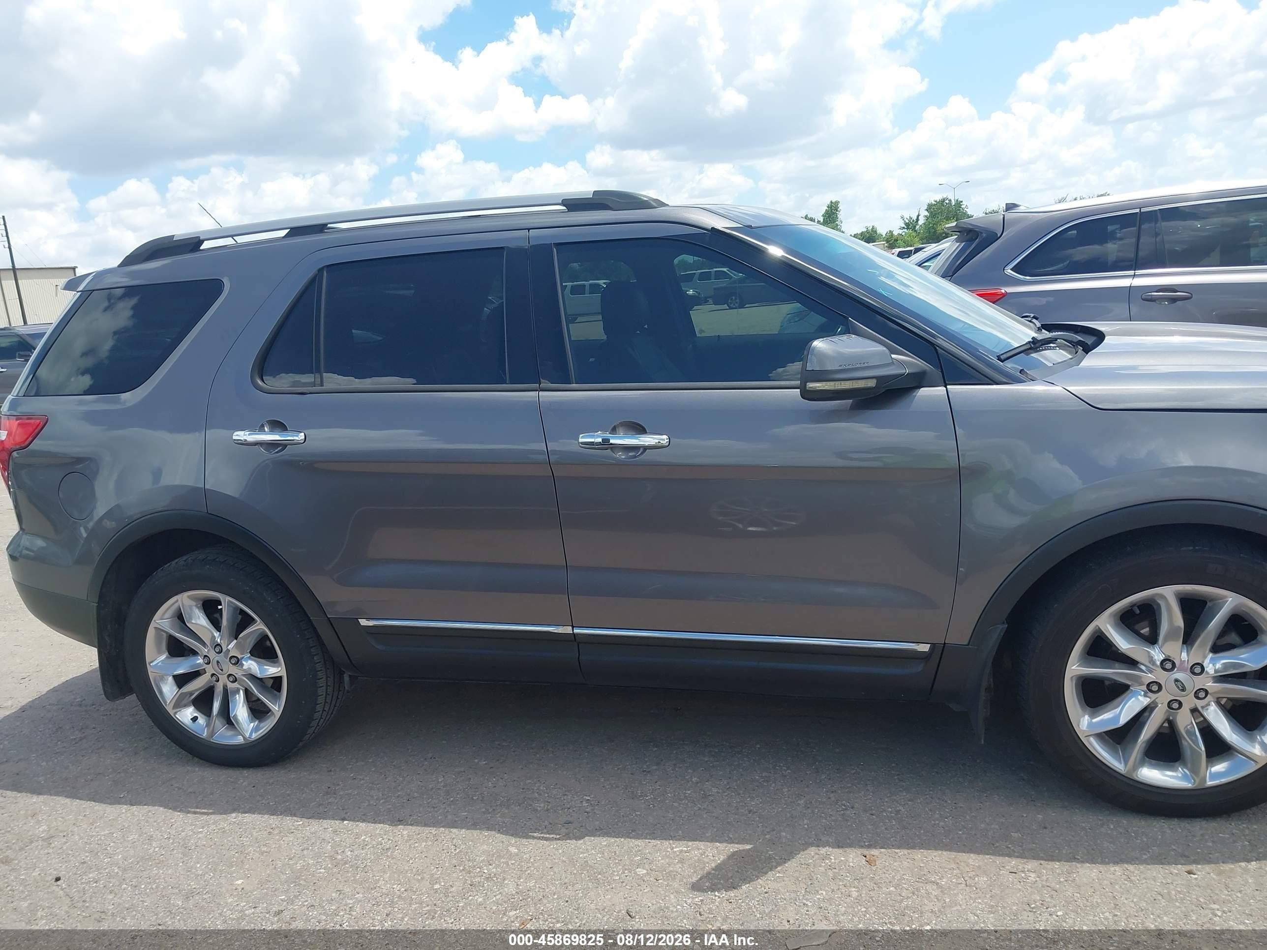 2013 Ford Explorer Limited Gray vin: 1FM5K8F82DGA17872