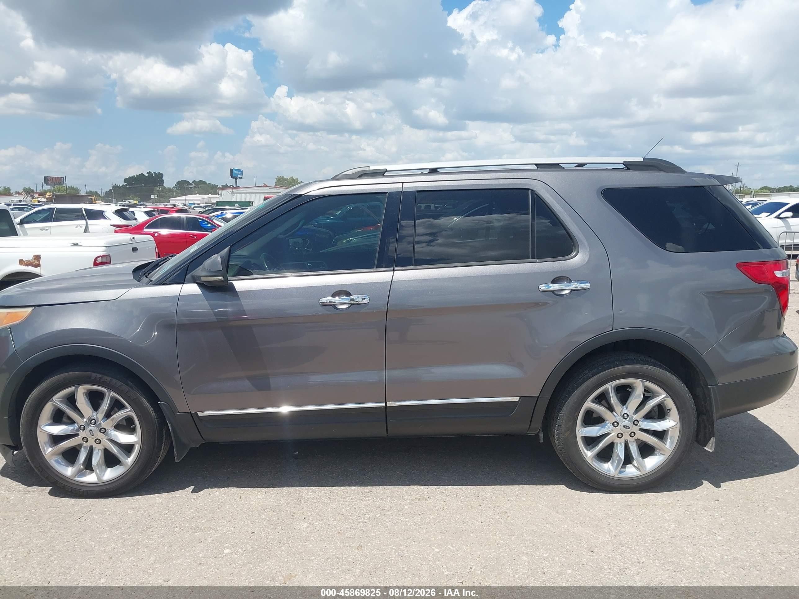 2013 Ford Explorer Limited Gray vin: 1FM5K8F82DGA17872