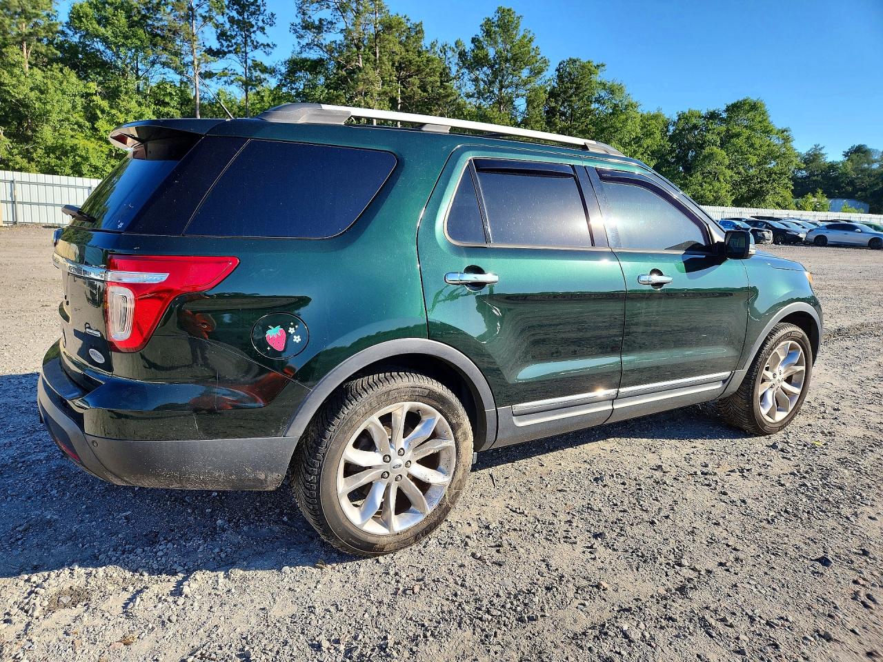 2013 Ford Explorer Limited Green vin: 1FM5K8F82DGA92362