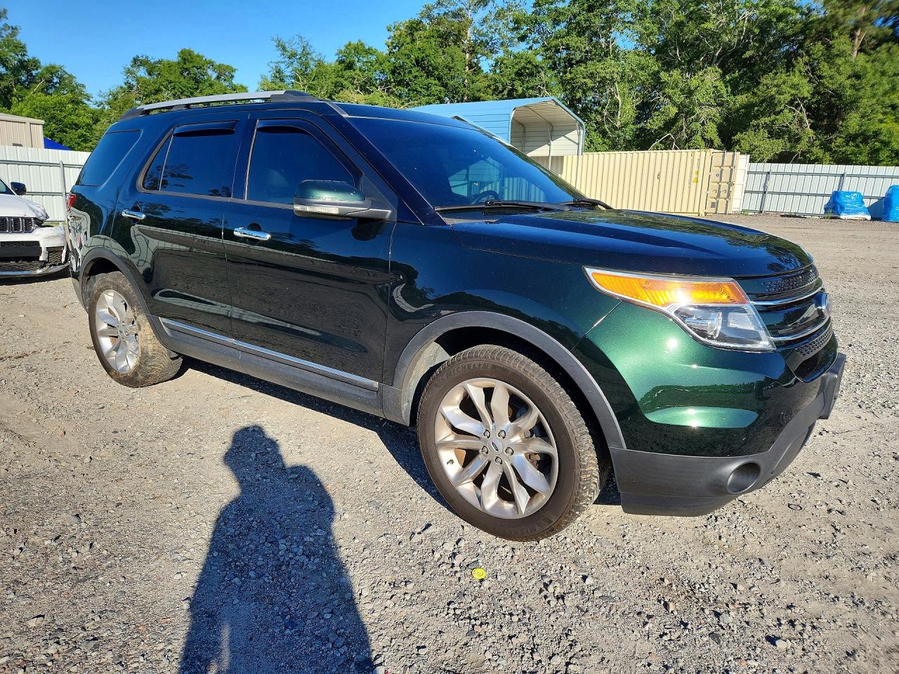 2013 Ford Explorer Limited Green vin: 1FM5K8F82DGA92362