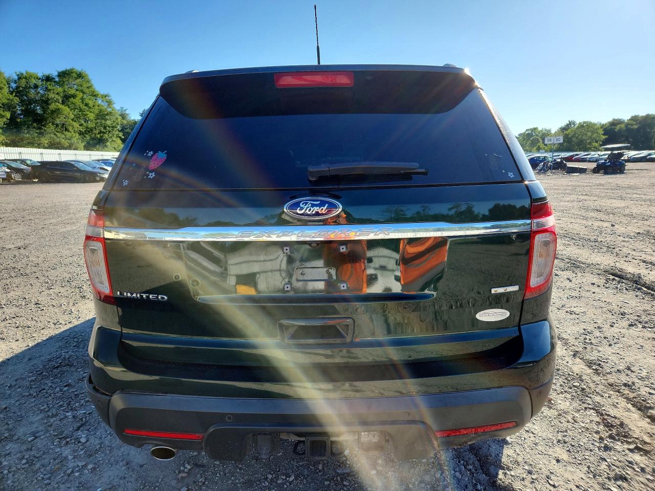 2013 Ford Explorer Limited Green vin: 1FM5K8F82DGA92362