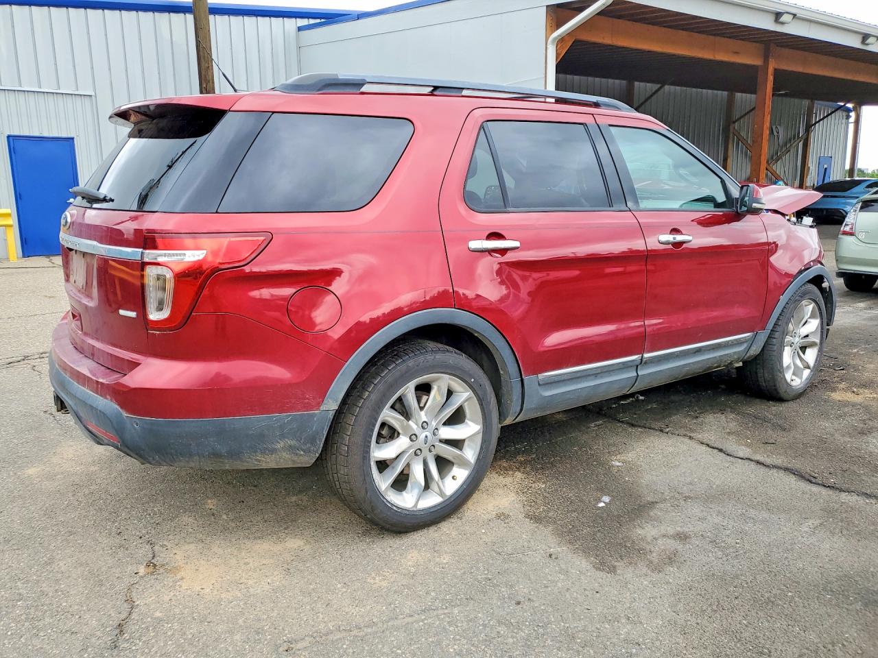 2013 Ford Explorer Limited Maroon vin: 1FM5K8F82DGA98873