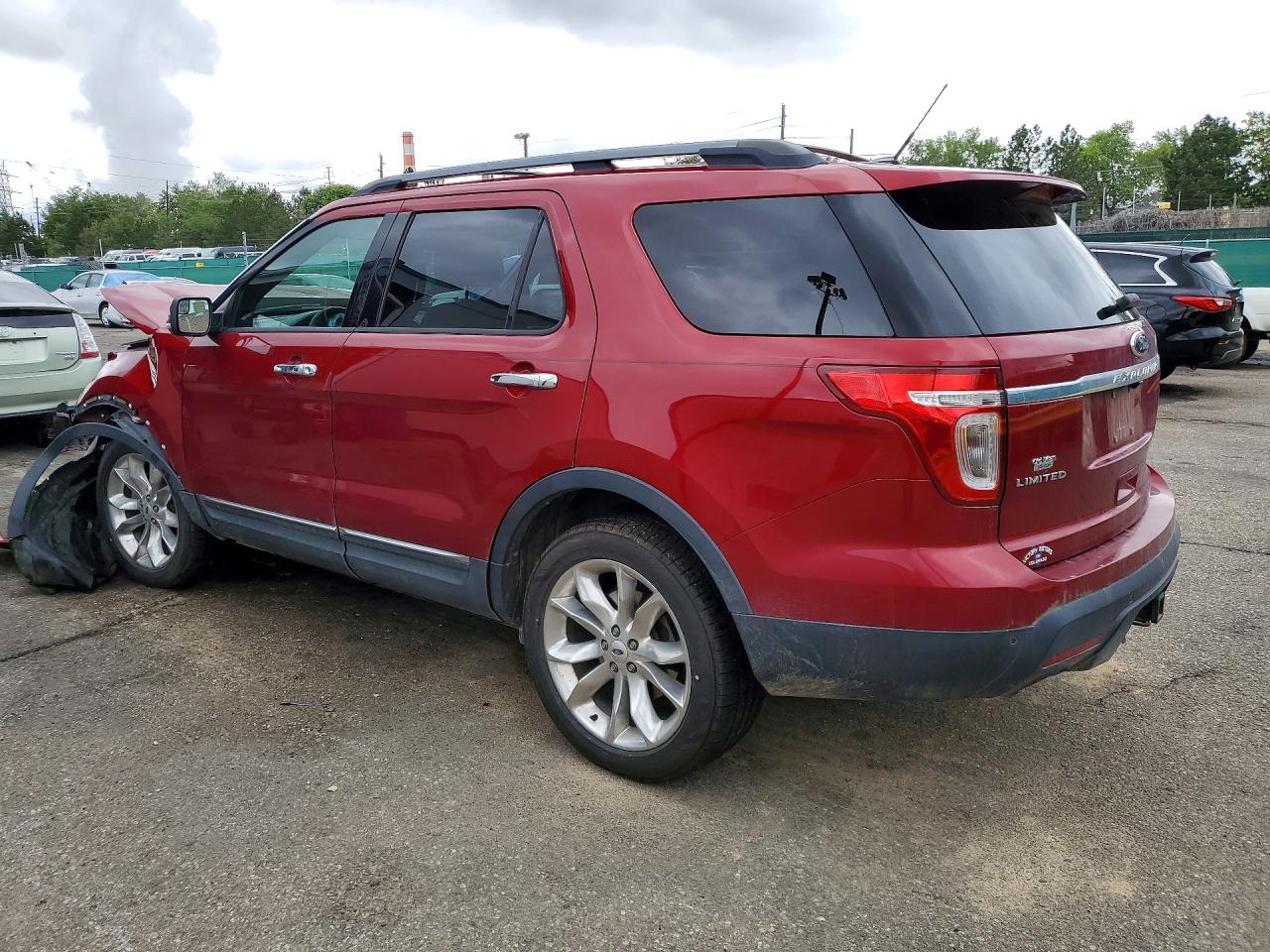 2013 Ford Explorer Limited Maroon vin: 1FM5K8F82DGA98873