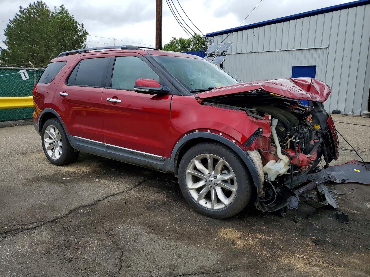 2013 Ford Explorer Limited Maroon vin: 1FM5K8F82DGA98873