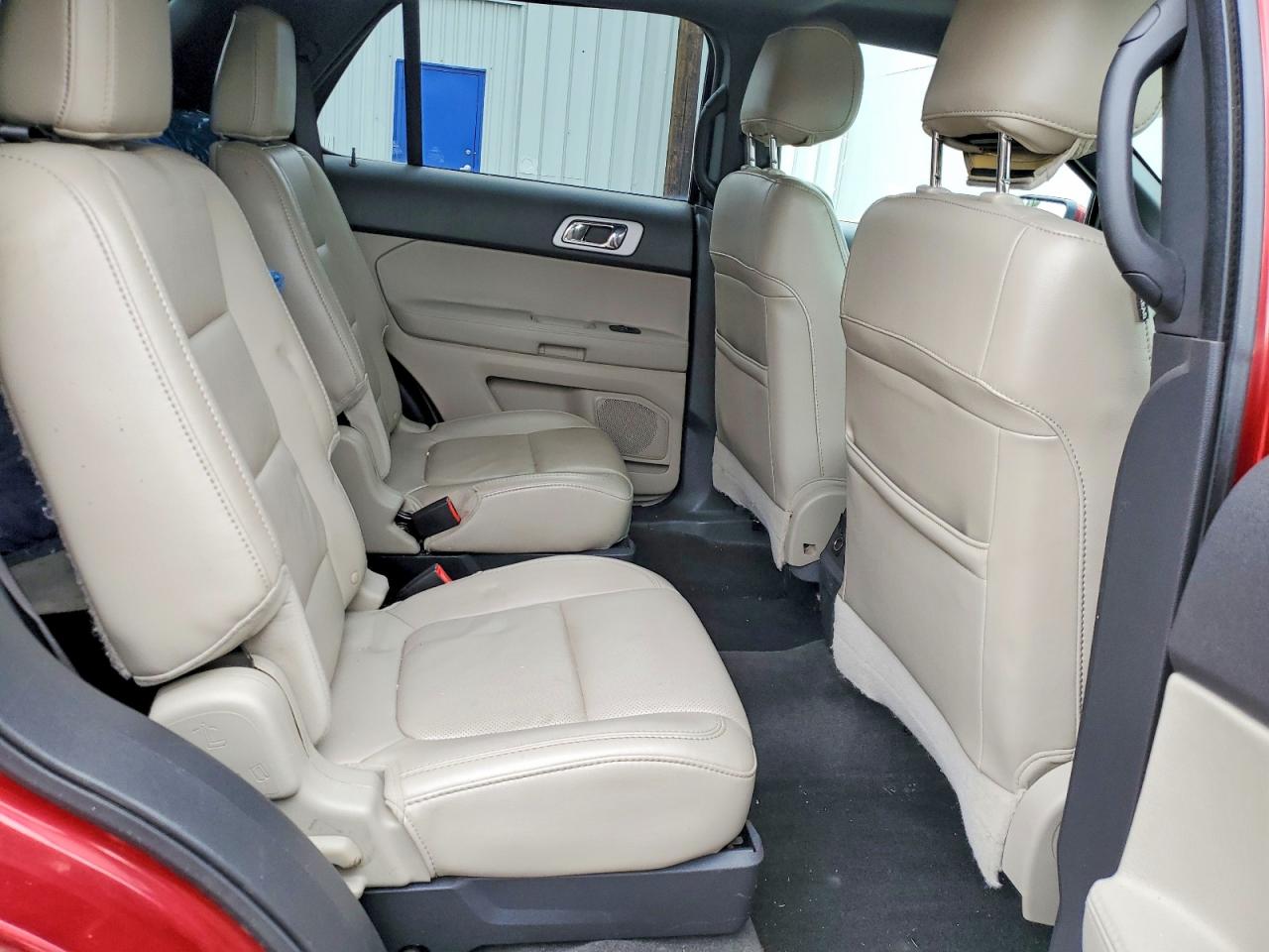 2013 Ford Explorer Limited Maroon vin: 1FM5K8F82DGA98873