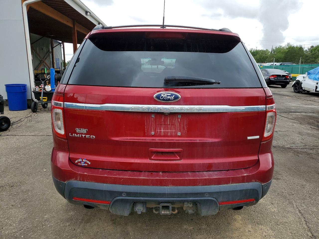 2013 Ford Explorer Limited Maroon vin: 1FM5K8F82DGA98873