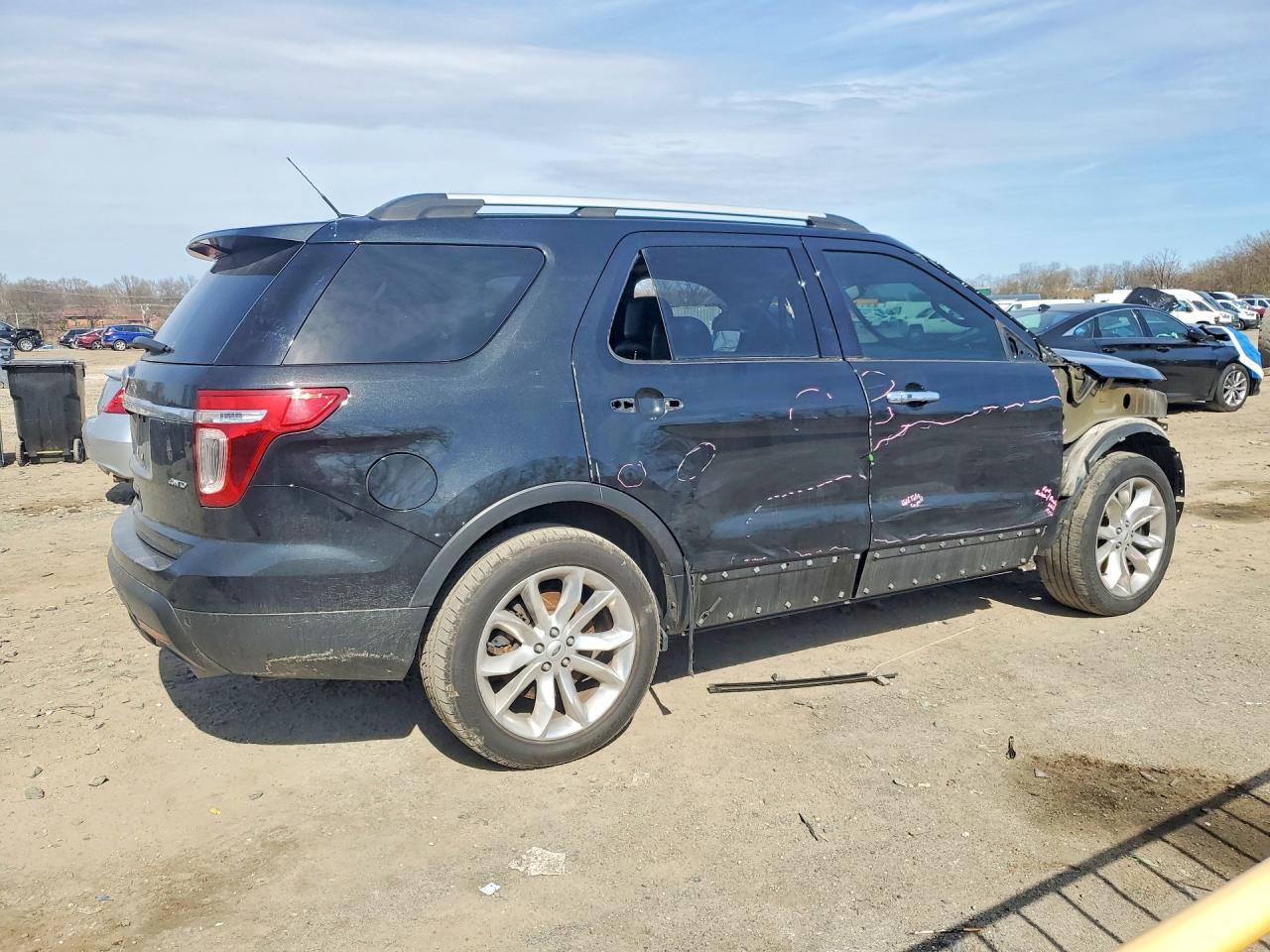 2013 Ford Explorer Limited Black vin: 1FM5K8F82DGC22964
