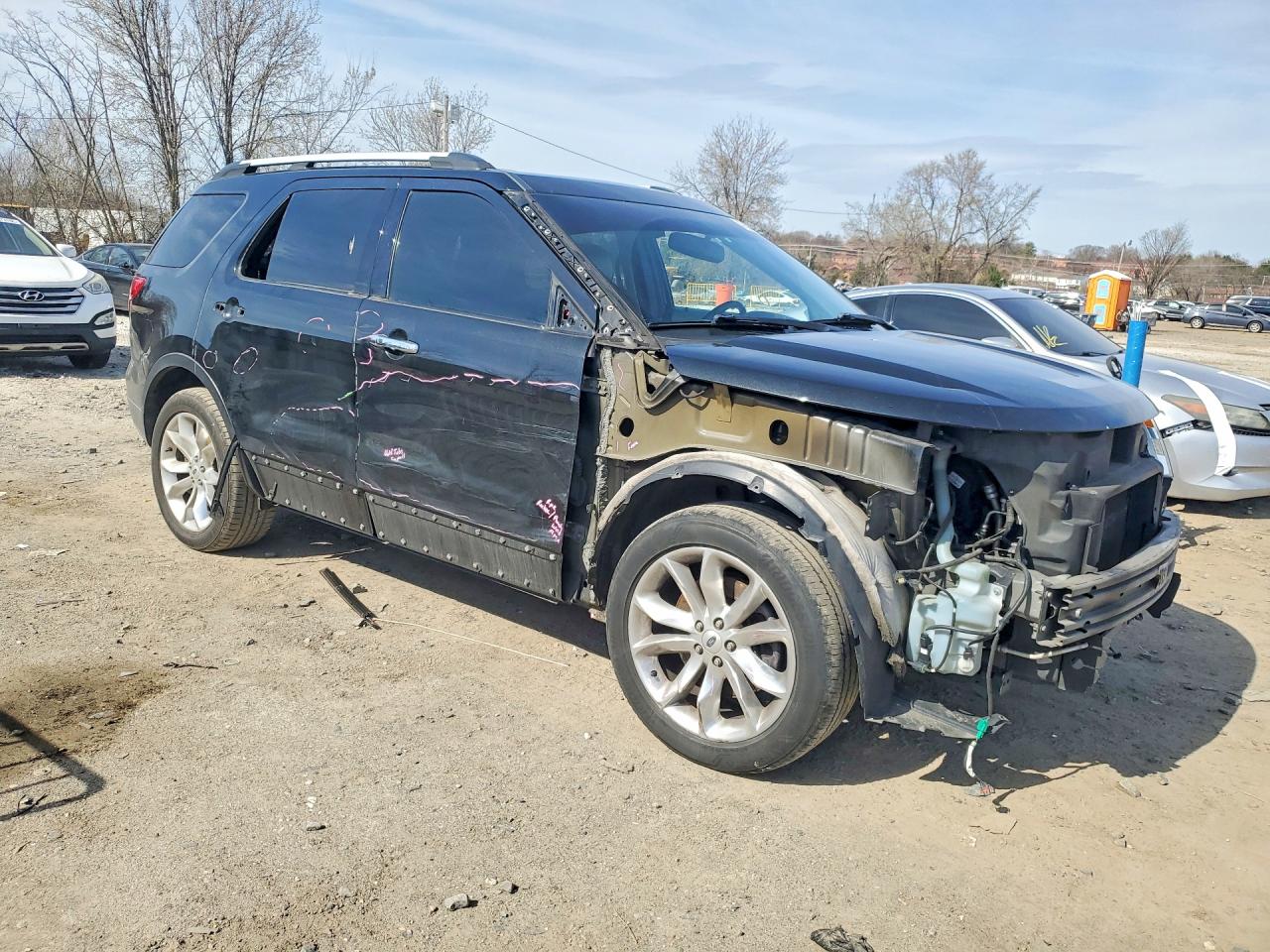2013 Ford Explorer Limited Black vin: 1FM5K8F82DGC22964