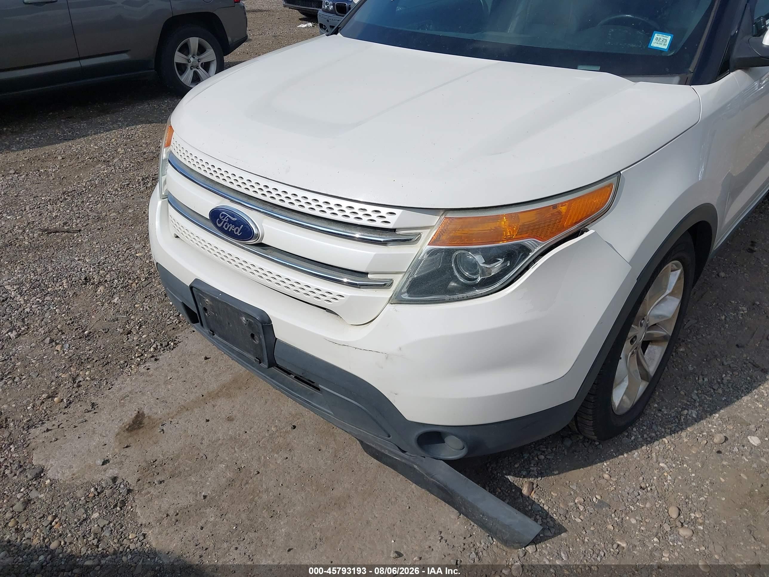 2013 Ford Explorer Limited White vin: 1FM5K8F82DGC56368