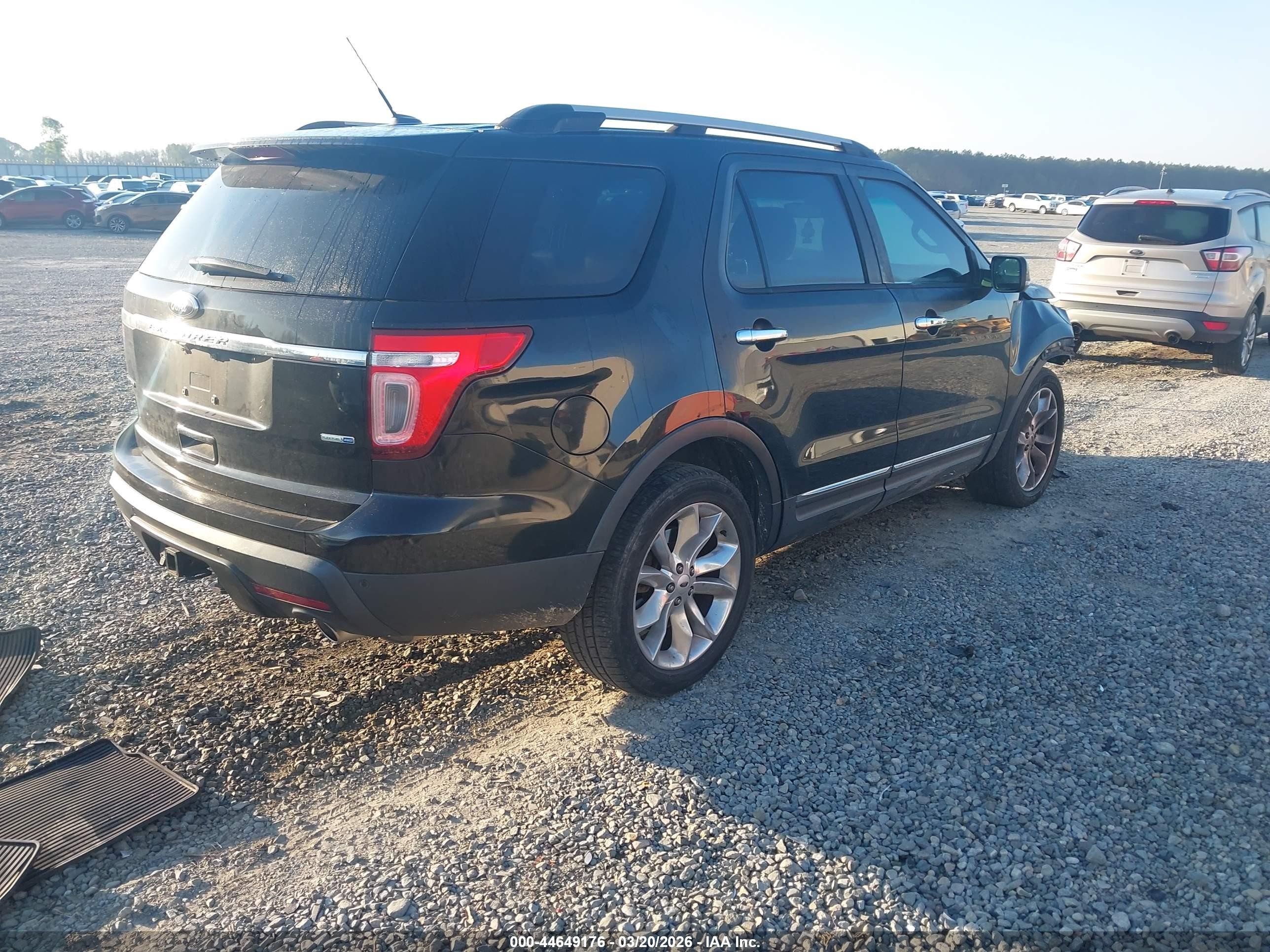 2014 Ford Explorer Limited Black vin: 1FM5K8F82EGA01334