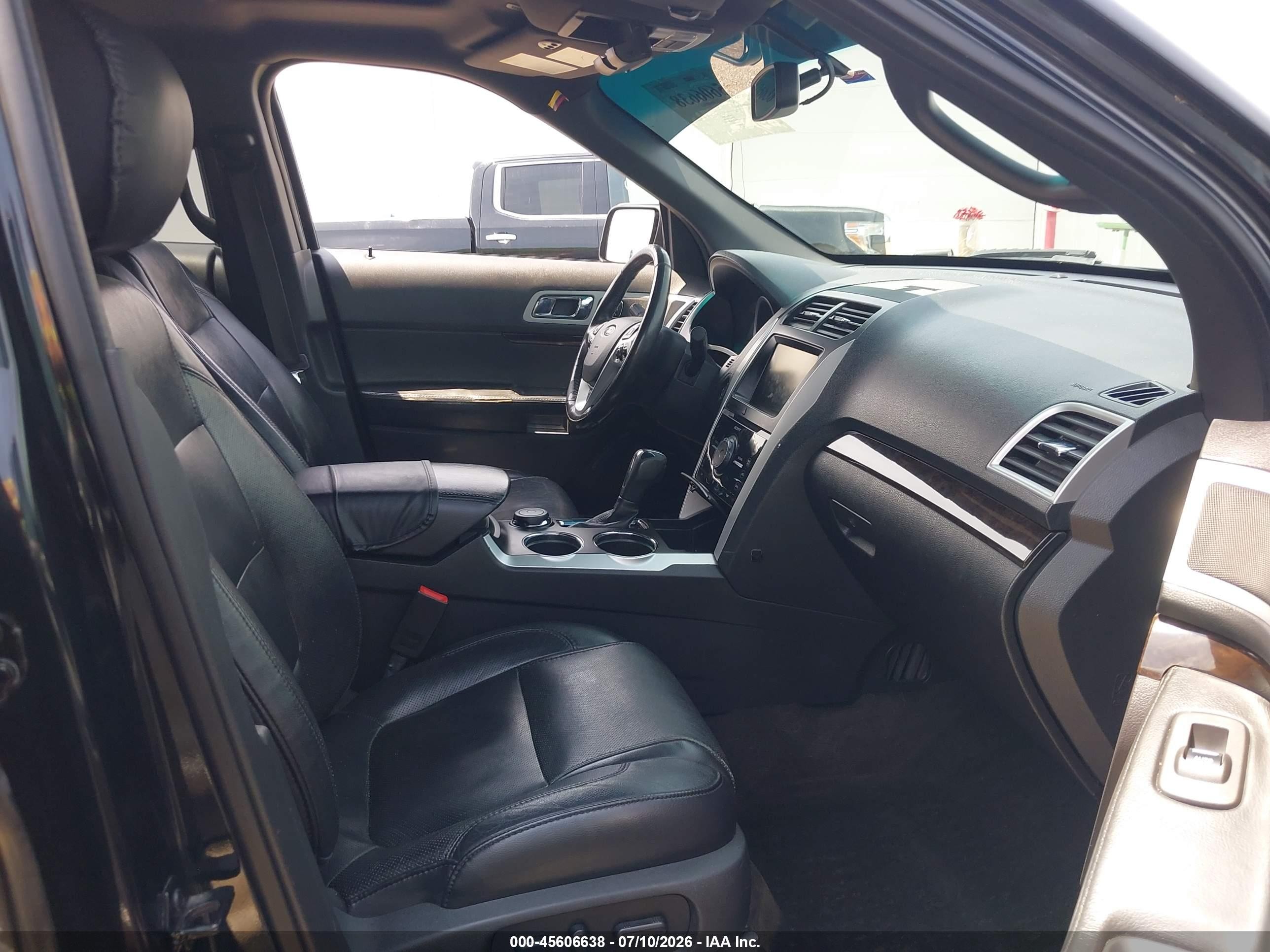 2014 Ford Explorer Limited Black vin: 1FM5K8F82EGA01964