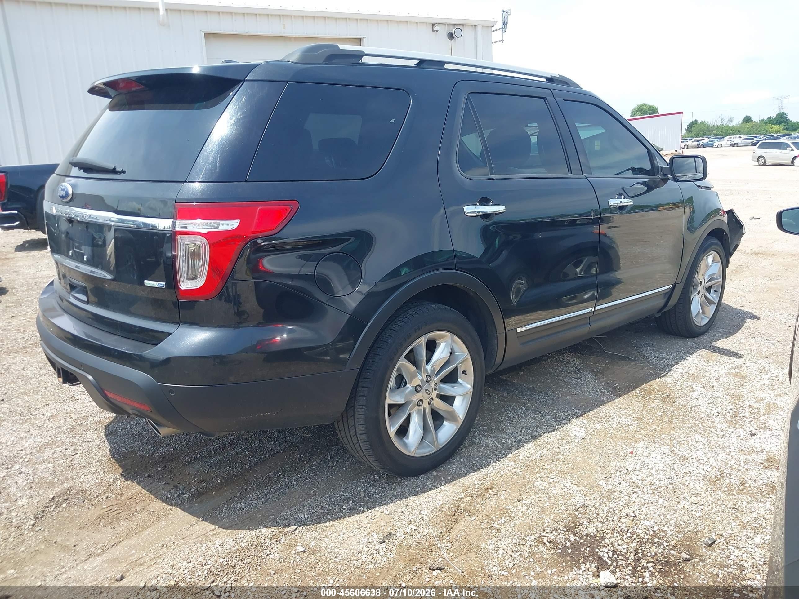 2014 Ford Explorer Limited Black vin: 1FM5K8F82EGA01964