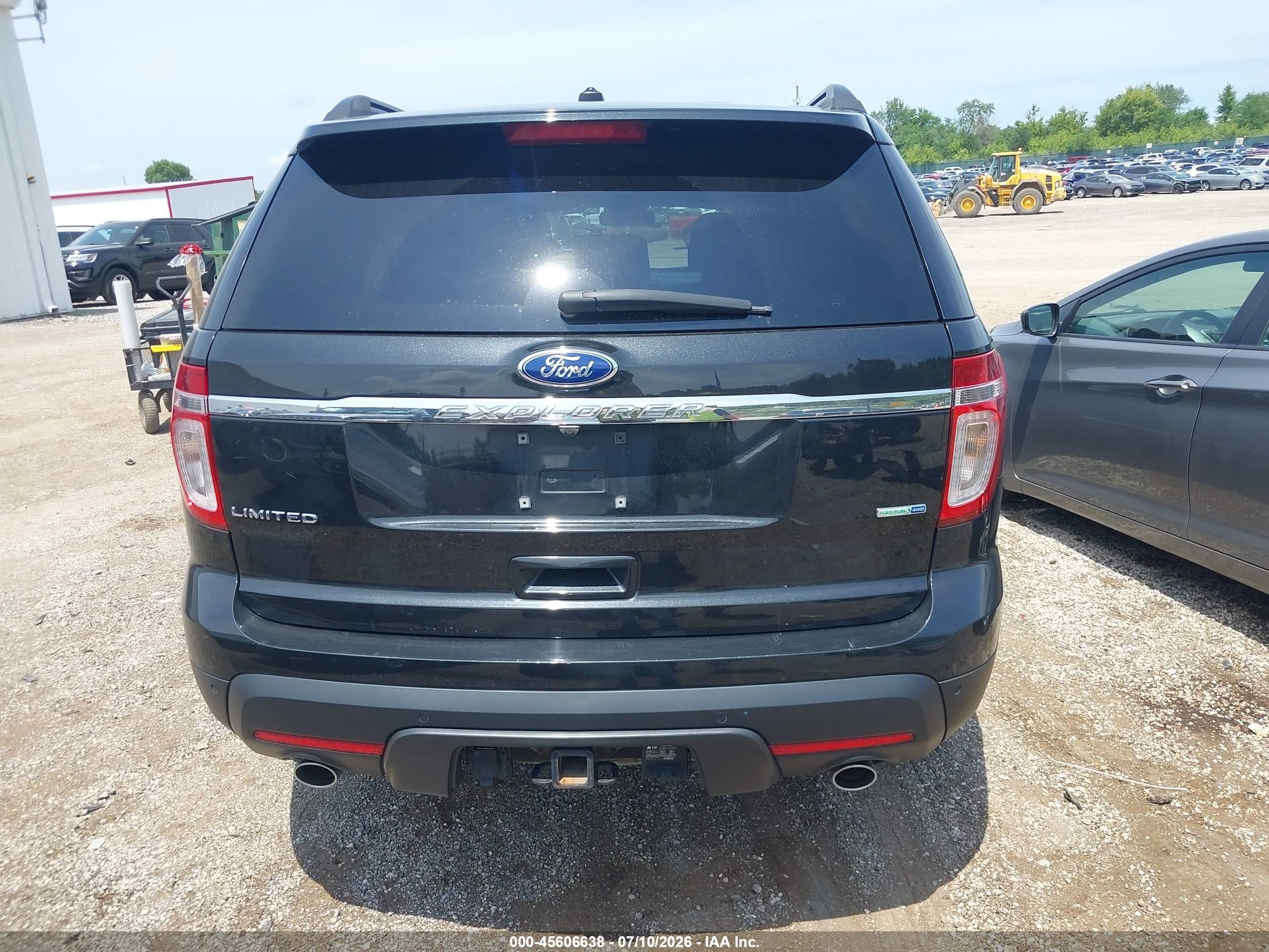 2014 Ford Explorer Limited Black vin: 1FM5K8F82EGA01964