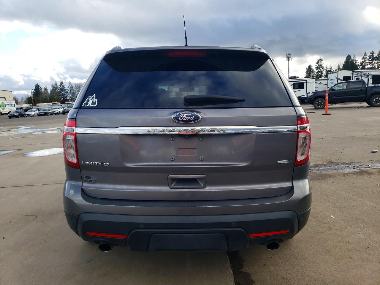 2014 Ford Explorer Limited Gray vin: 1FM5K8F82EGB29945