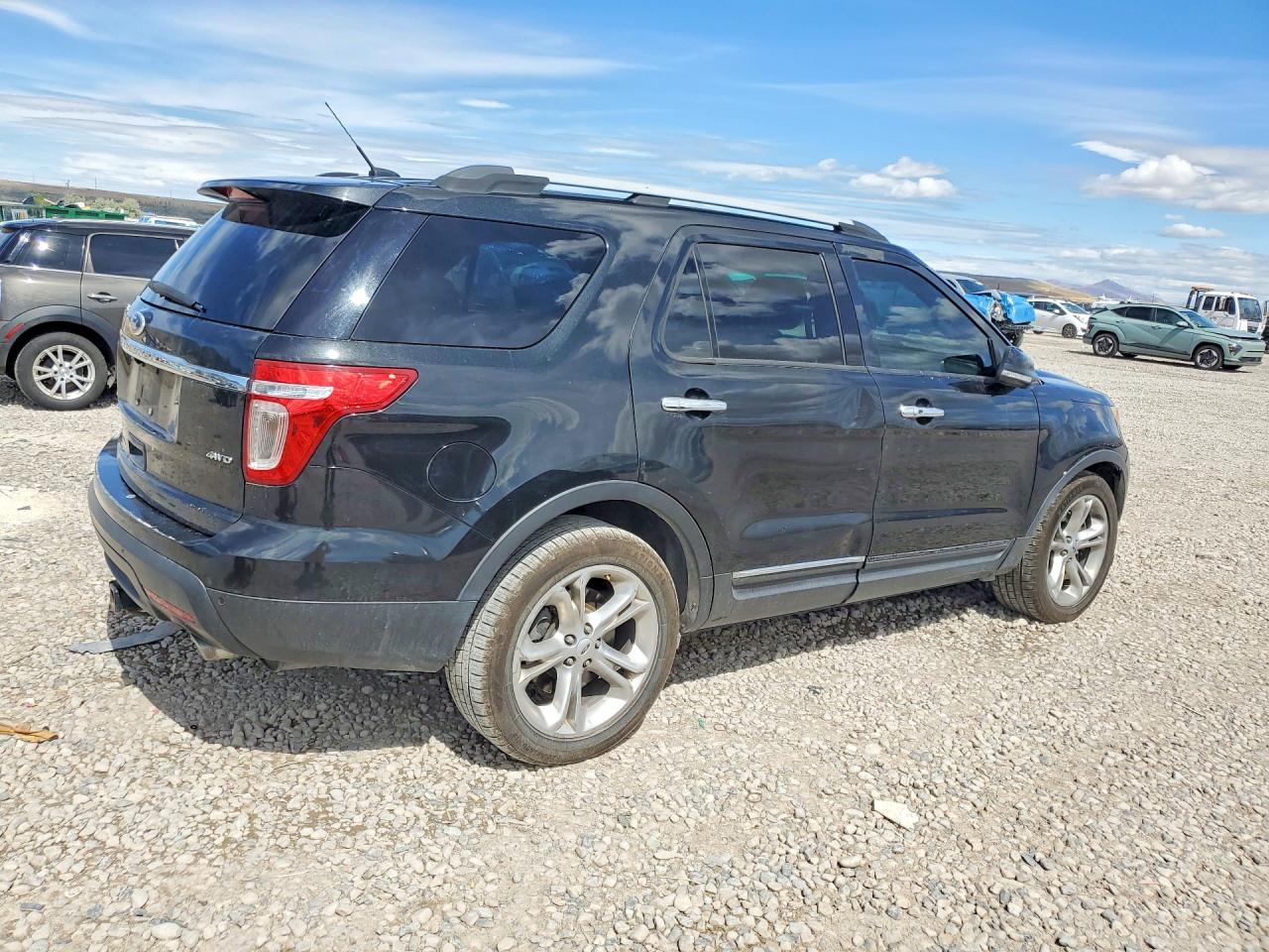 2014 Ford Explorer Limited Black vin: 1FM5K8F82EGC07821
