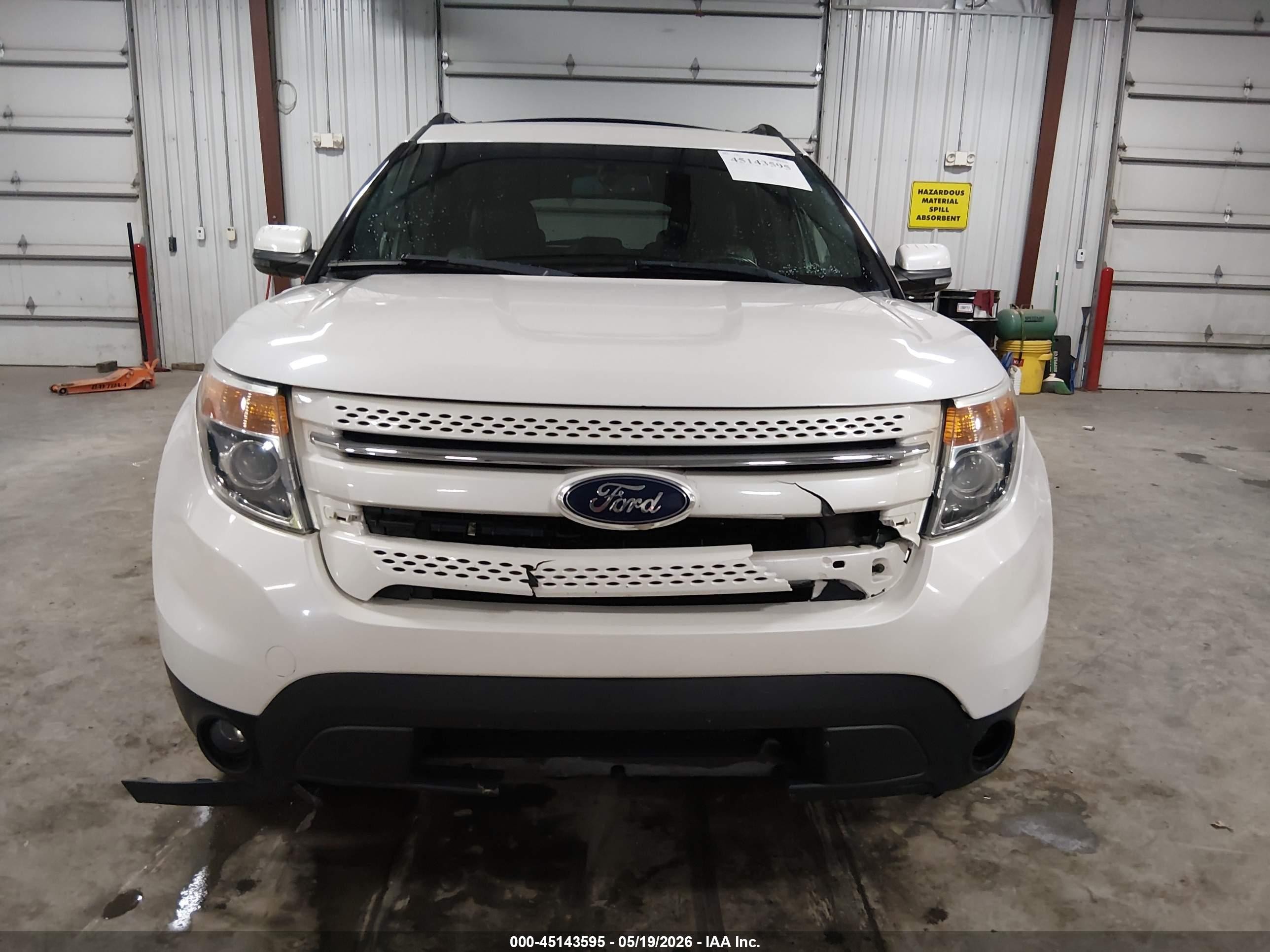 2014 Ford Explorer Limited White vin: 1FM5K8F82EGC15806