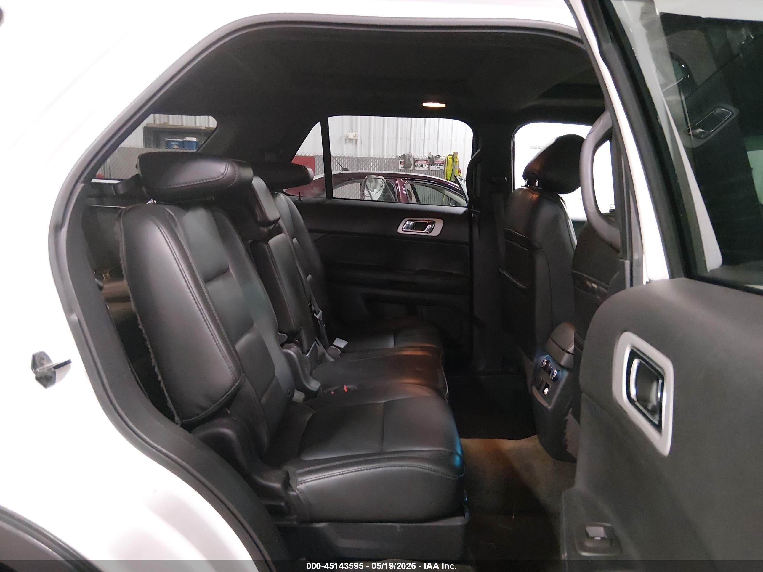 2014 Ford Explorer Limited White vin: 1FM5K8F82EGC15806