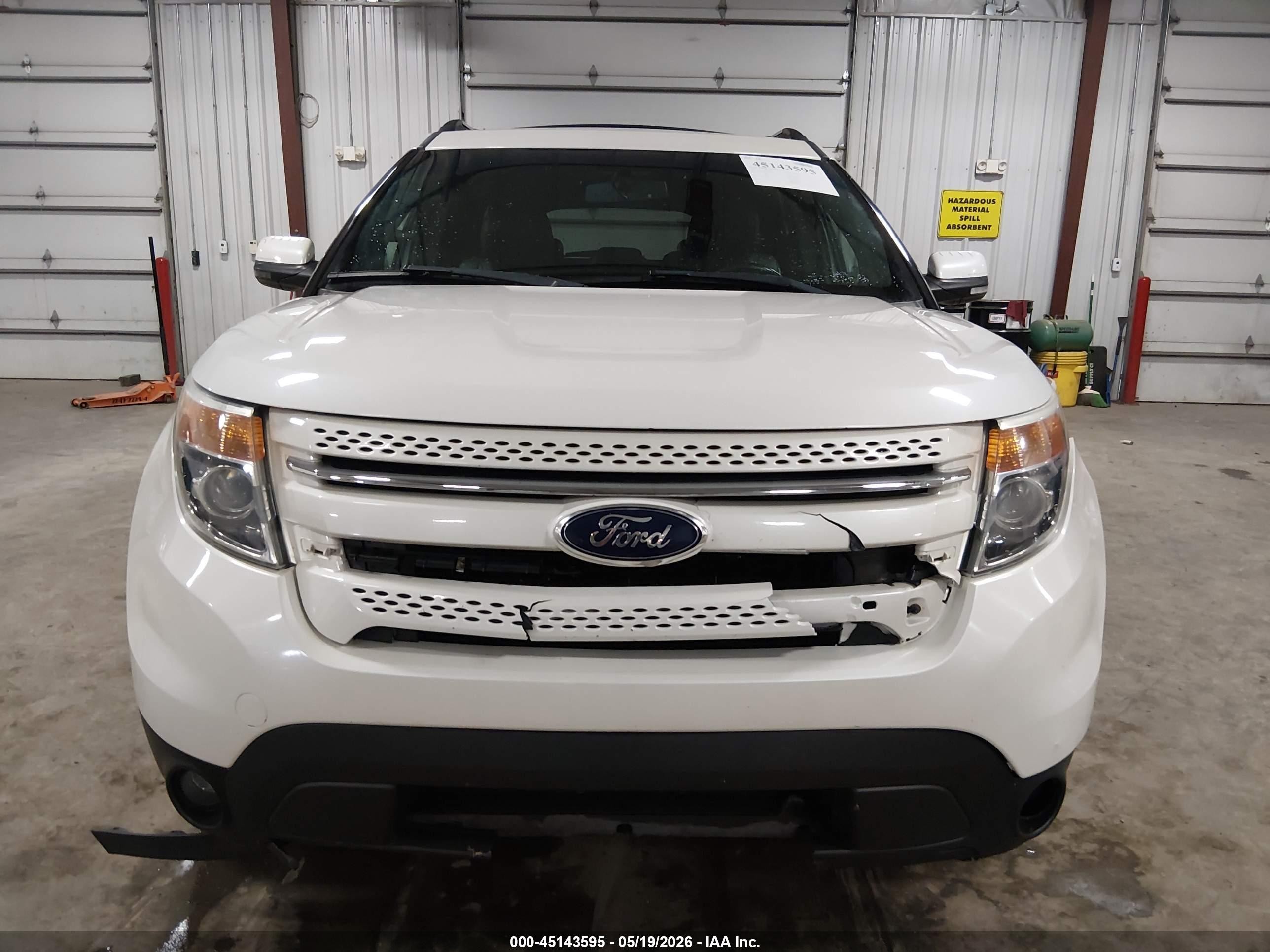 2014 Ford Explorer Limited White vin: 1FM5K8F82EGC15806