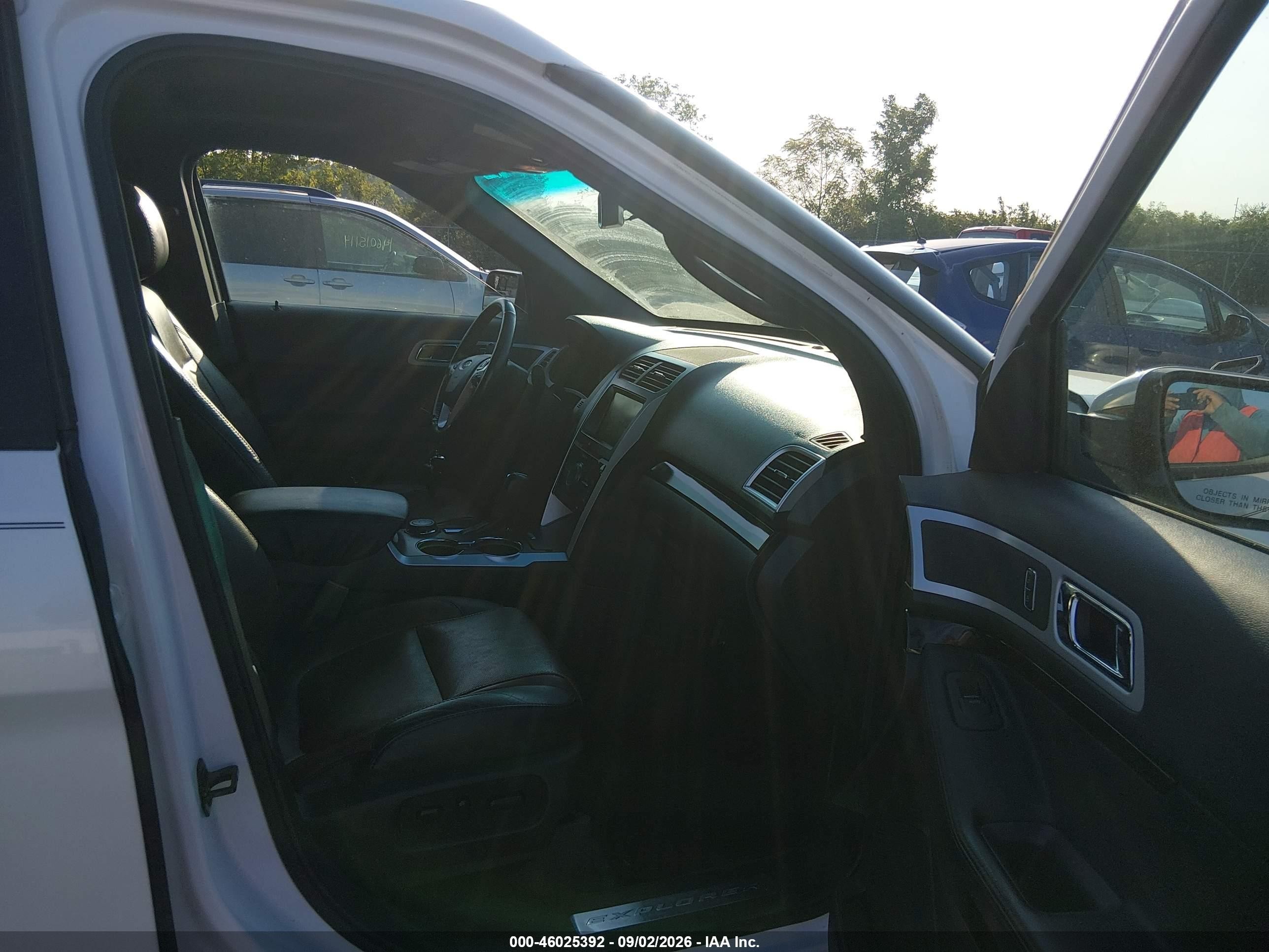 2015 Ford Explorer Limited White vin: 1FM5K8F82FGA03070