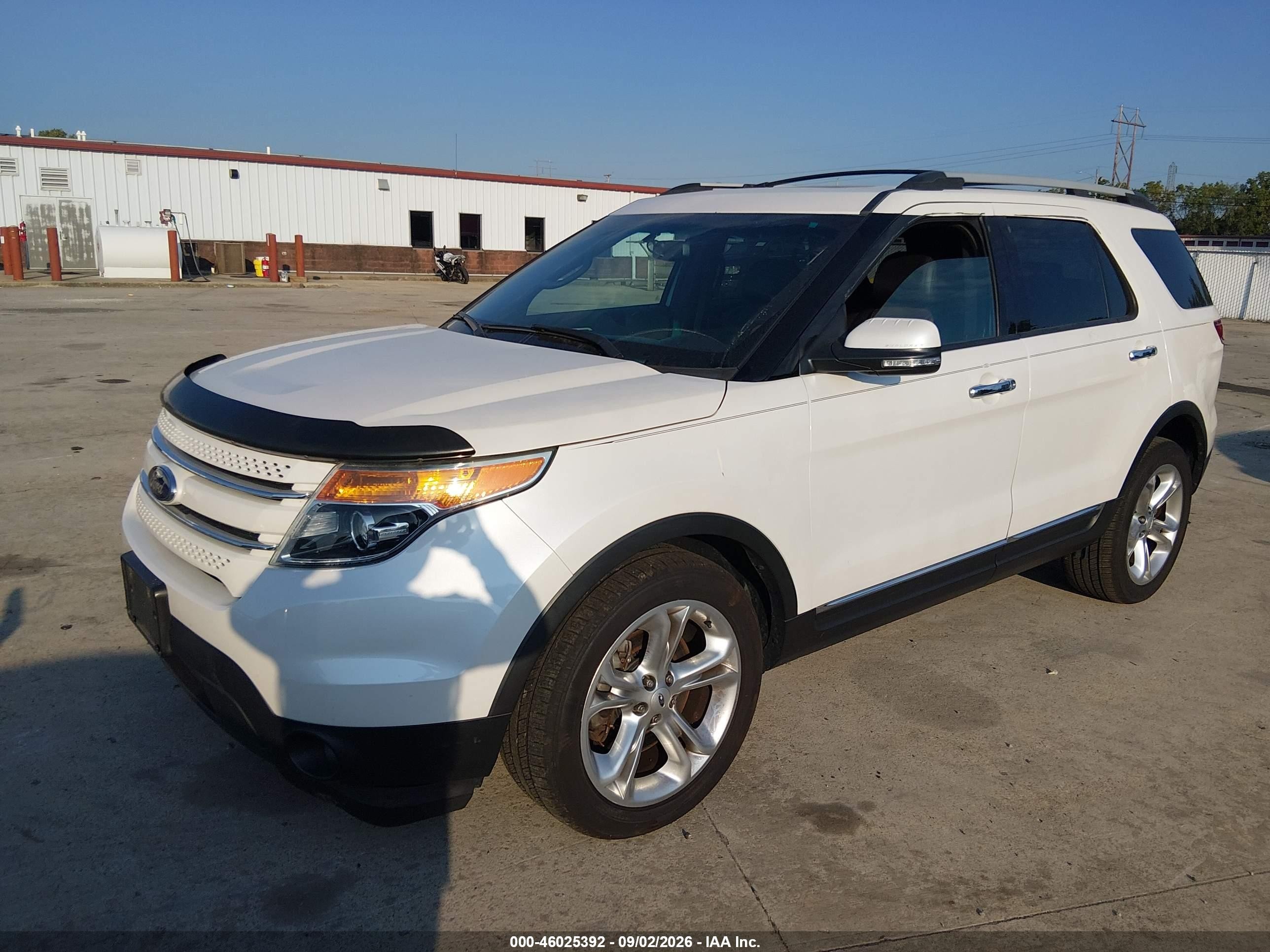 2015 Ford Explorer Limited White vin: 1FM5K8F82FGA03070