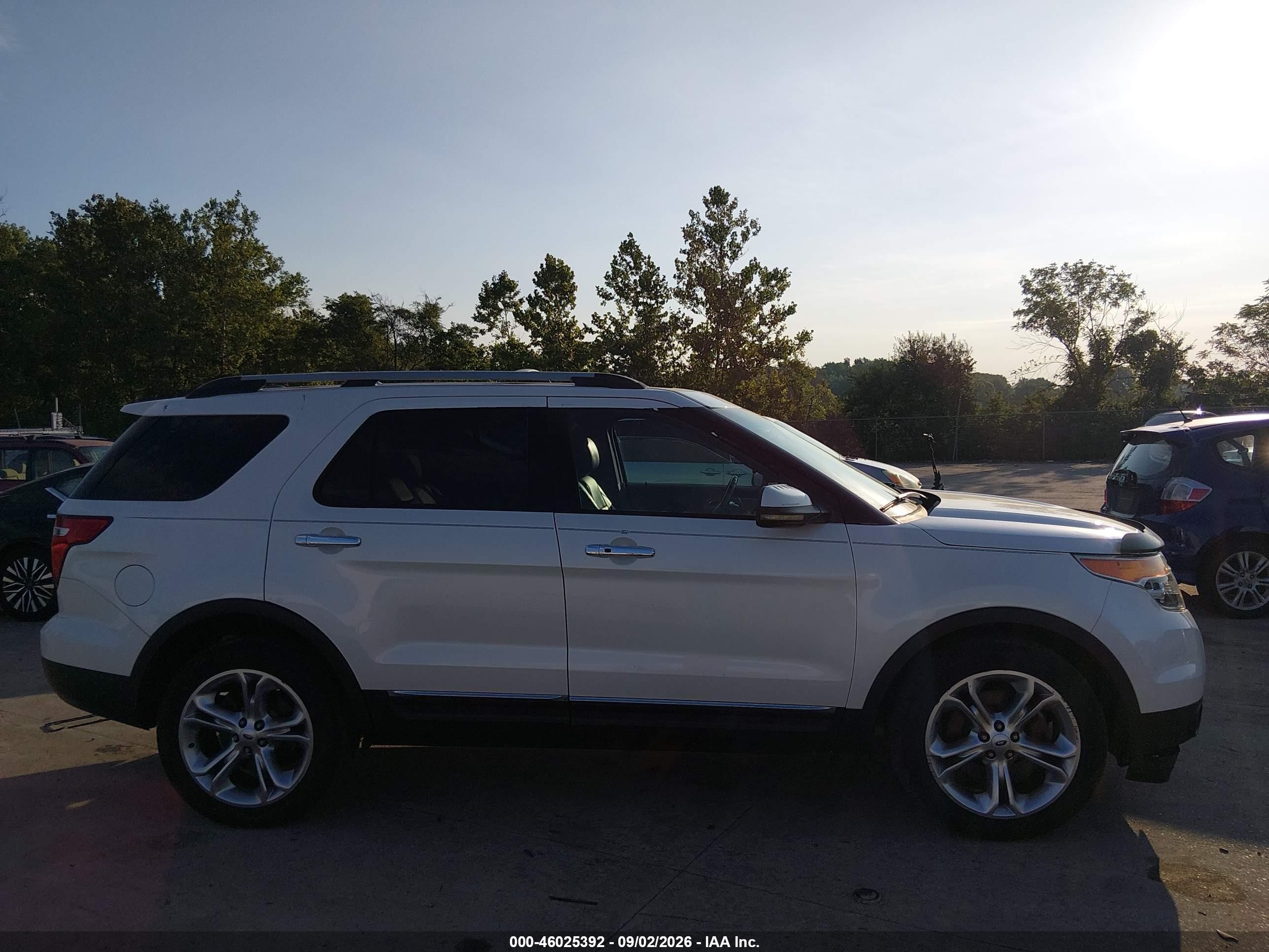 2015 Ford Explorer Limited White vin: 1FM5K8F82FGA03070